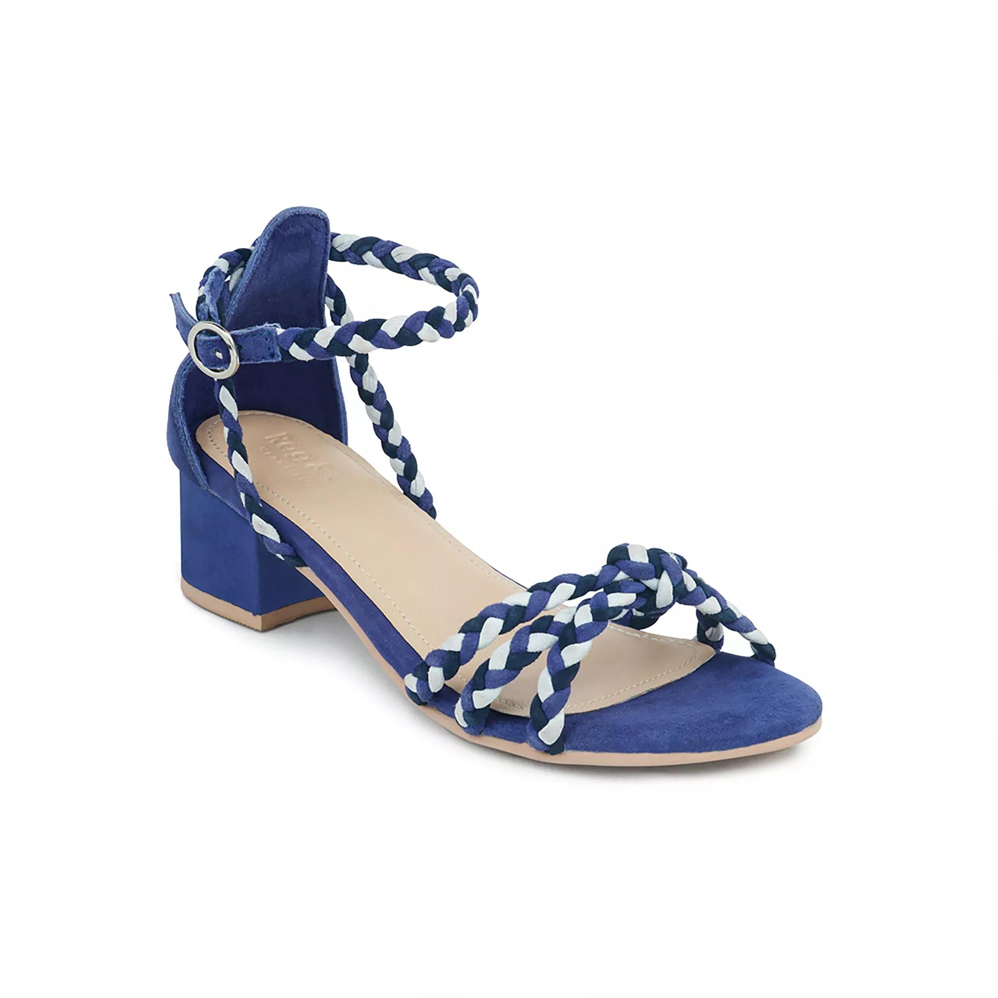 Rag & Co Candace Women's Suede Dress Sandals, Size: 10, Blue Product Image