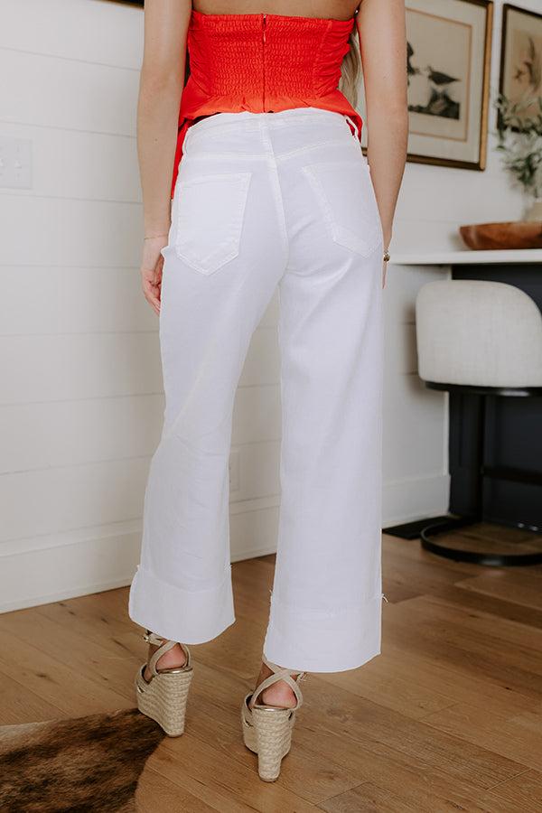 JUST USA Hadley High Waist Wide Leg Jean Product Image