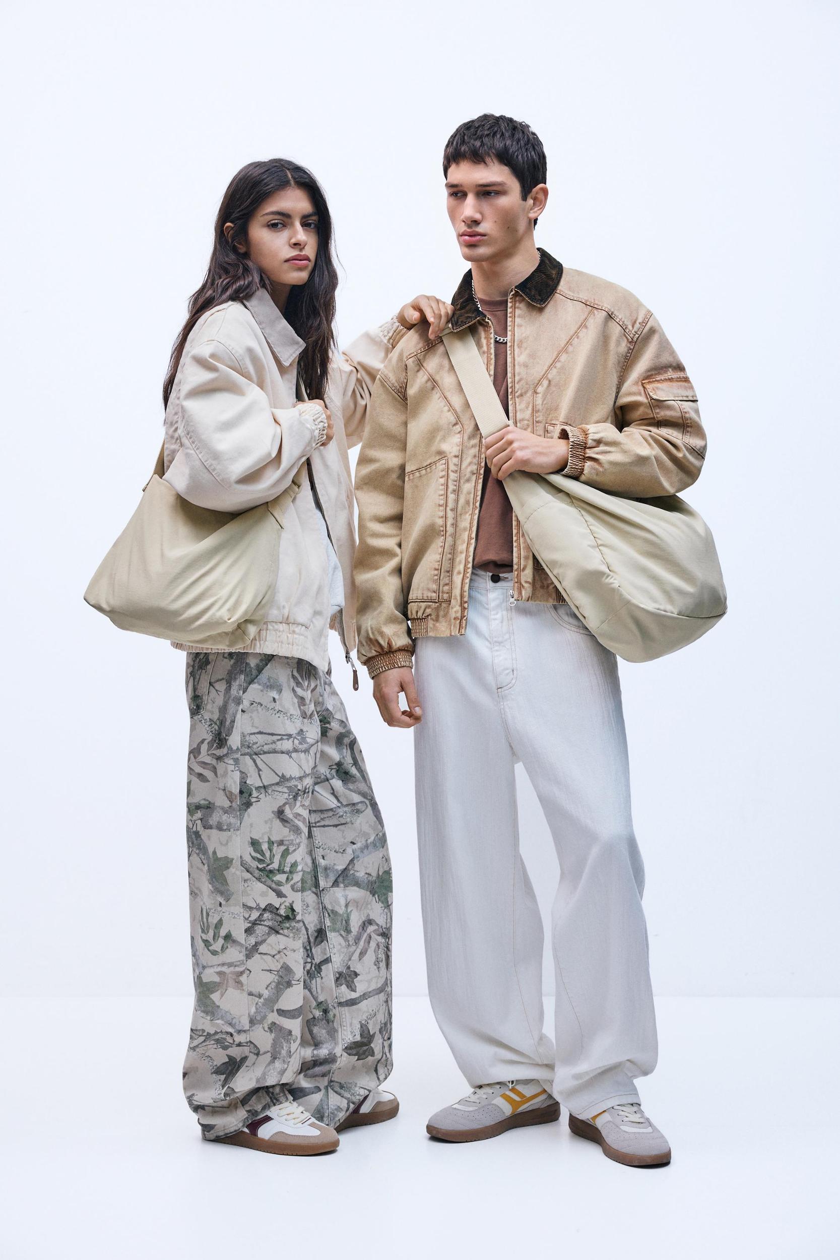 Nylon cross maxi shopper bag Product Image