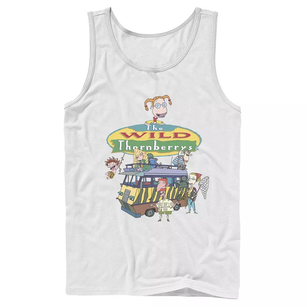 Men's Nickelodeon The Wild Thornberrys Family RV Logo Tank Top,  Product Image