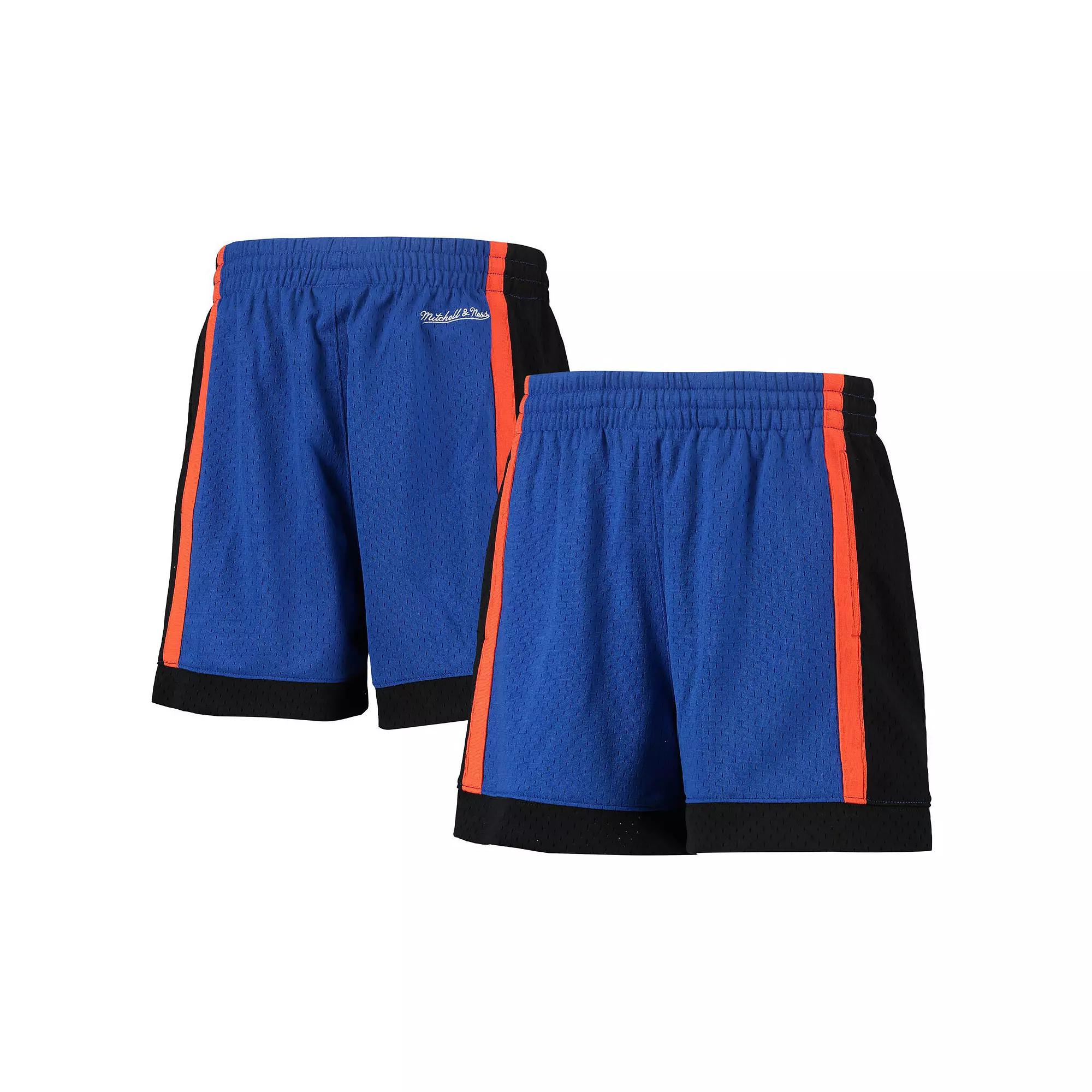 Women's Mitchell & Ness Royal New York Knicks Jump Shot Shorts, Size: XL, Blue Product Image