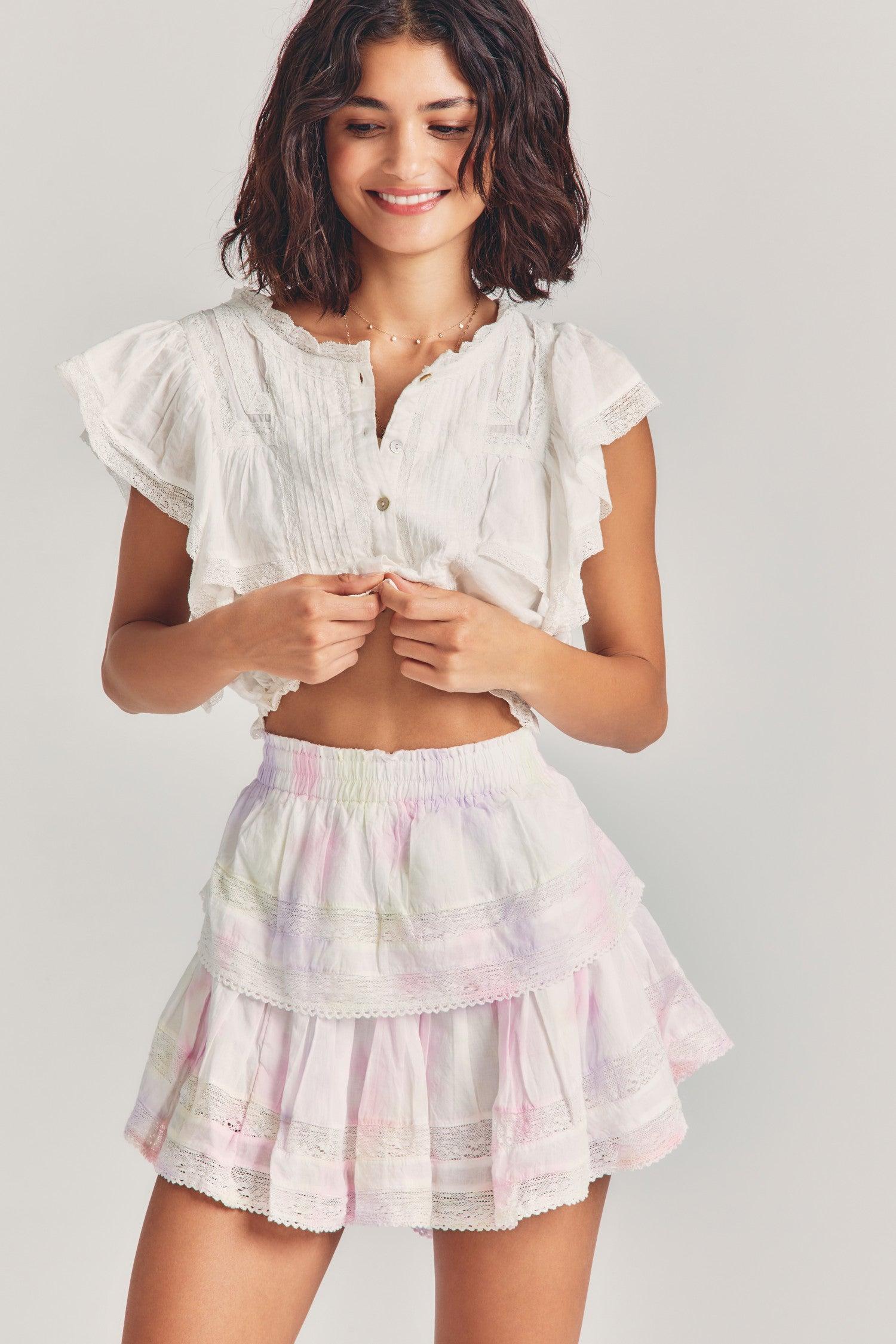 Ruffle Mini Heritage Skirt Product Image
