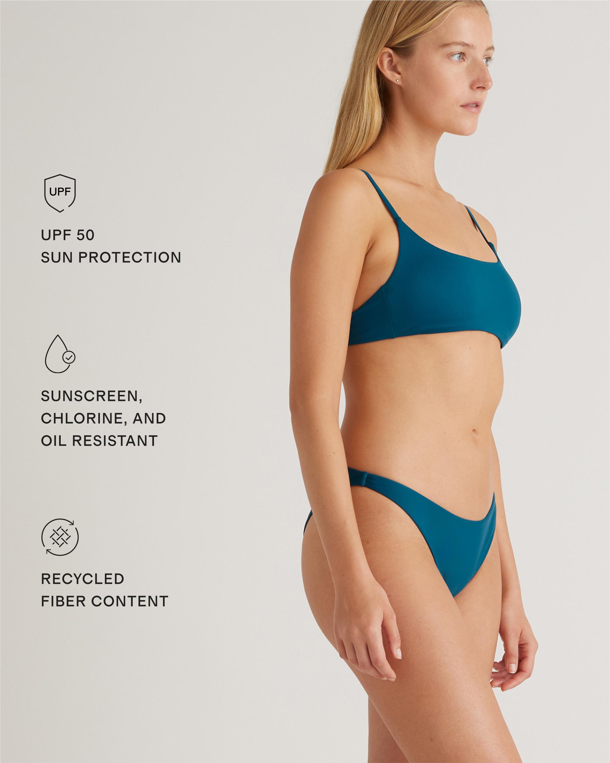 Quince | Women's Italian Low-Rise Bikini Bottom 78% Recycled Polyamide, 22% Spandex Product Image