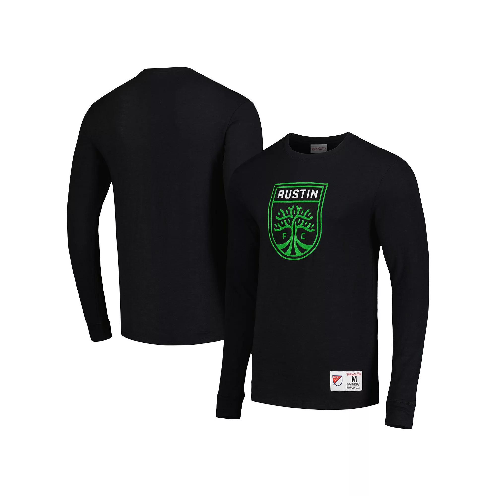 Men's Mitchell & Ness Black Austin FC Legendary Long Sleeve T-Shirt,  Product Image