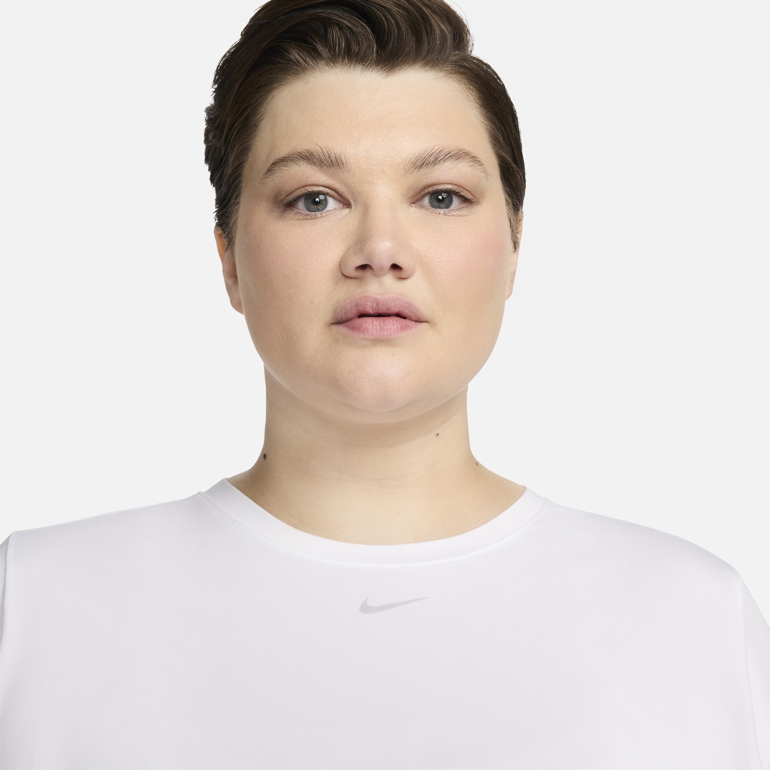 Nike Womens One Classic Dri-FIT Short-Sleeve Top (Plus Size) | FN2800-100 Product Image