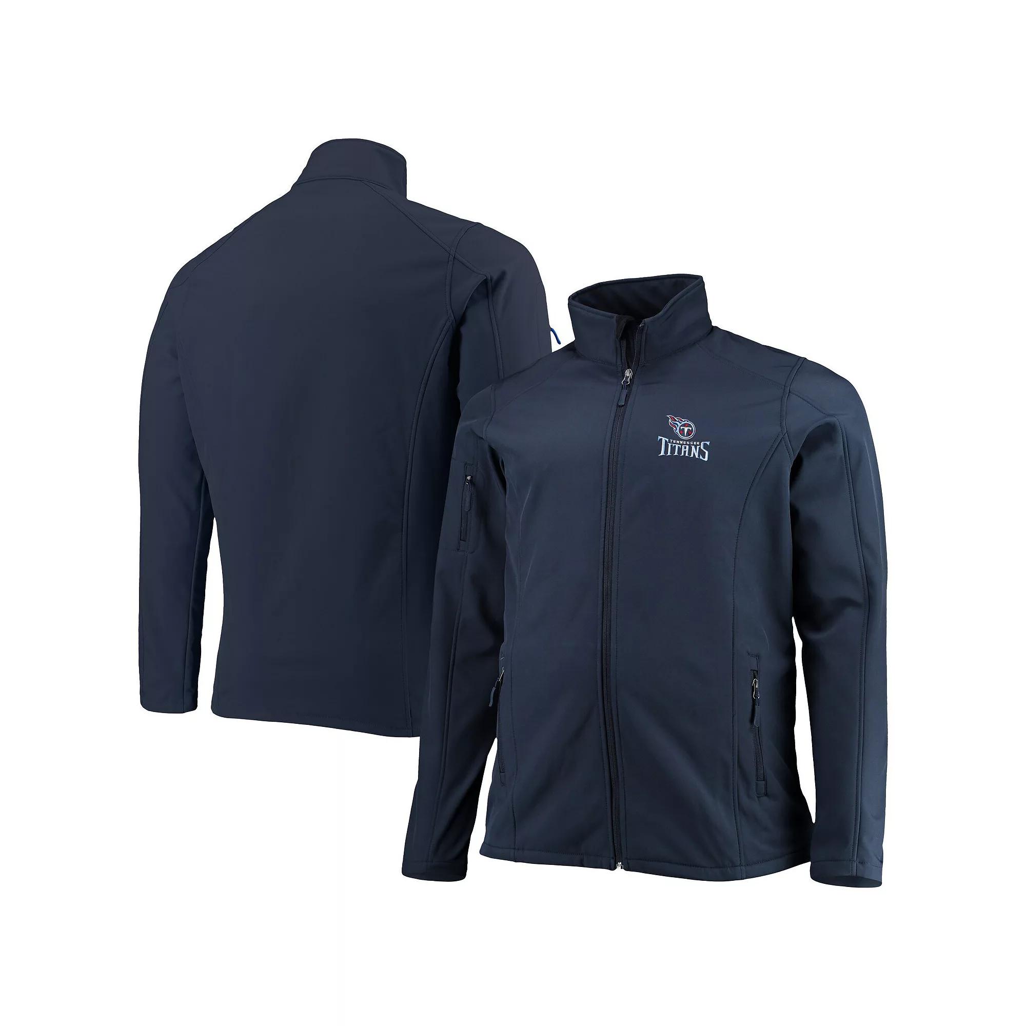 Men's Dunbrooke Navy Tennessee Titans Big & Tall Sonoma Softshell Full-Zip Jacket,  Product Image