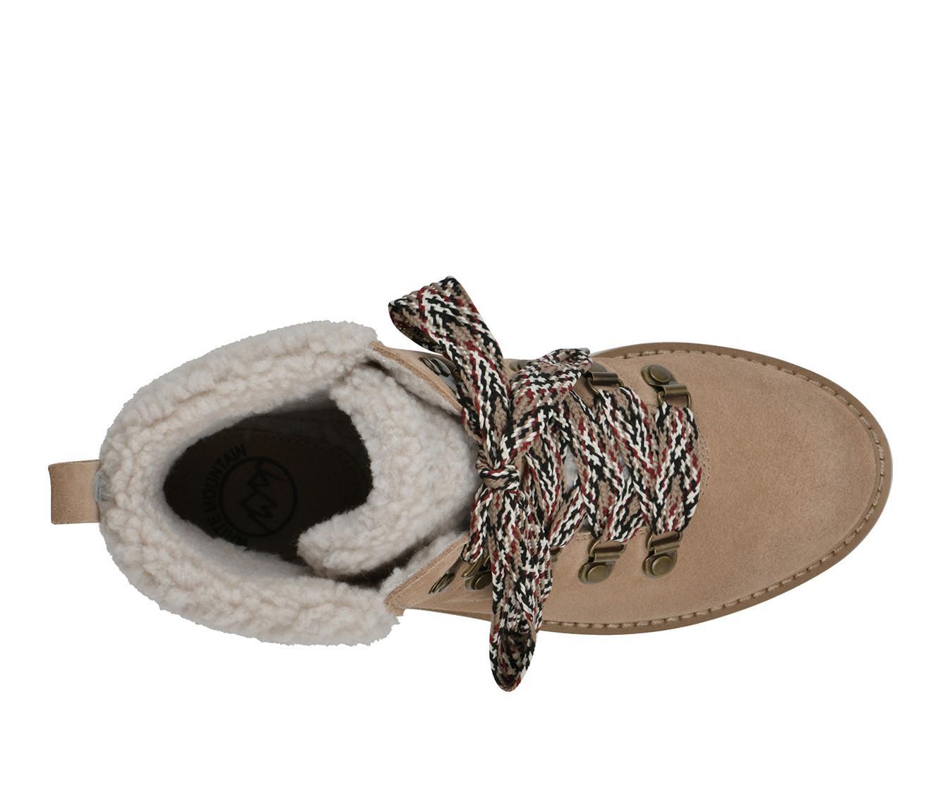 Women's White Mountain Gloving Lace Up Winter Booties Product Image