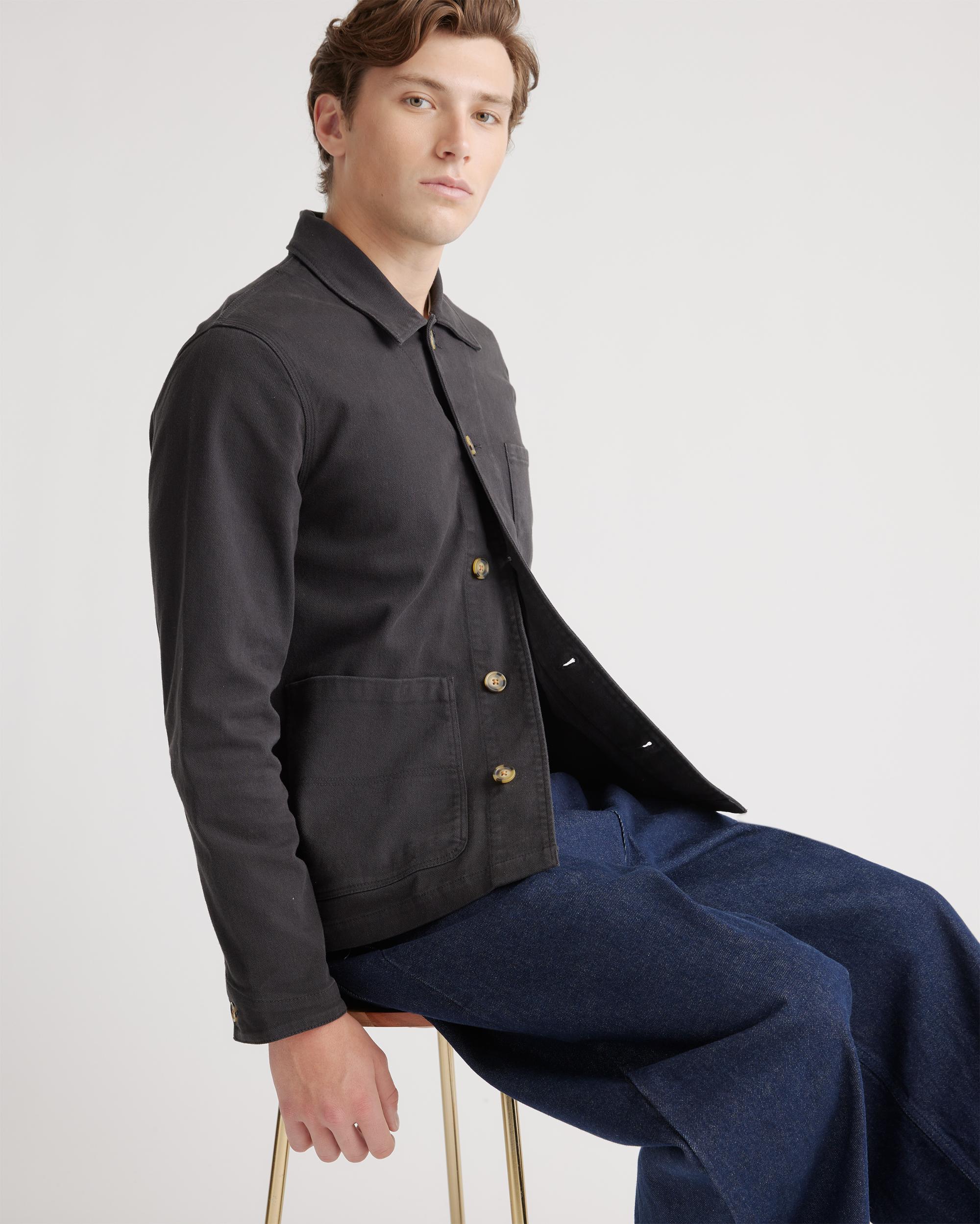 Quince | Men's Organic Comfort Stretch Chore Jacket Organic Cotton Product Image