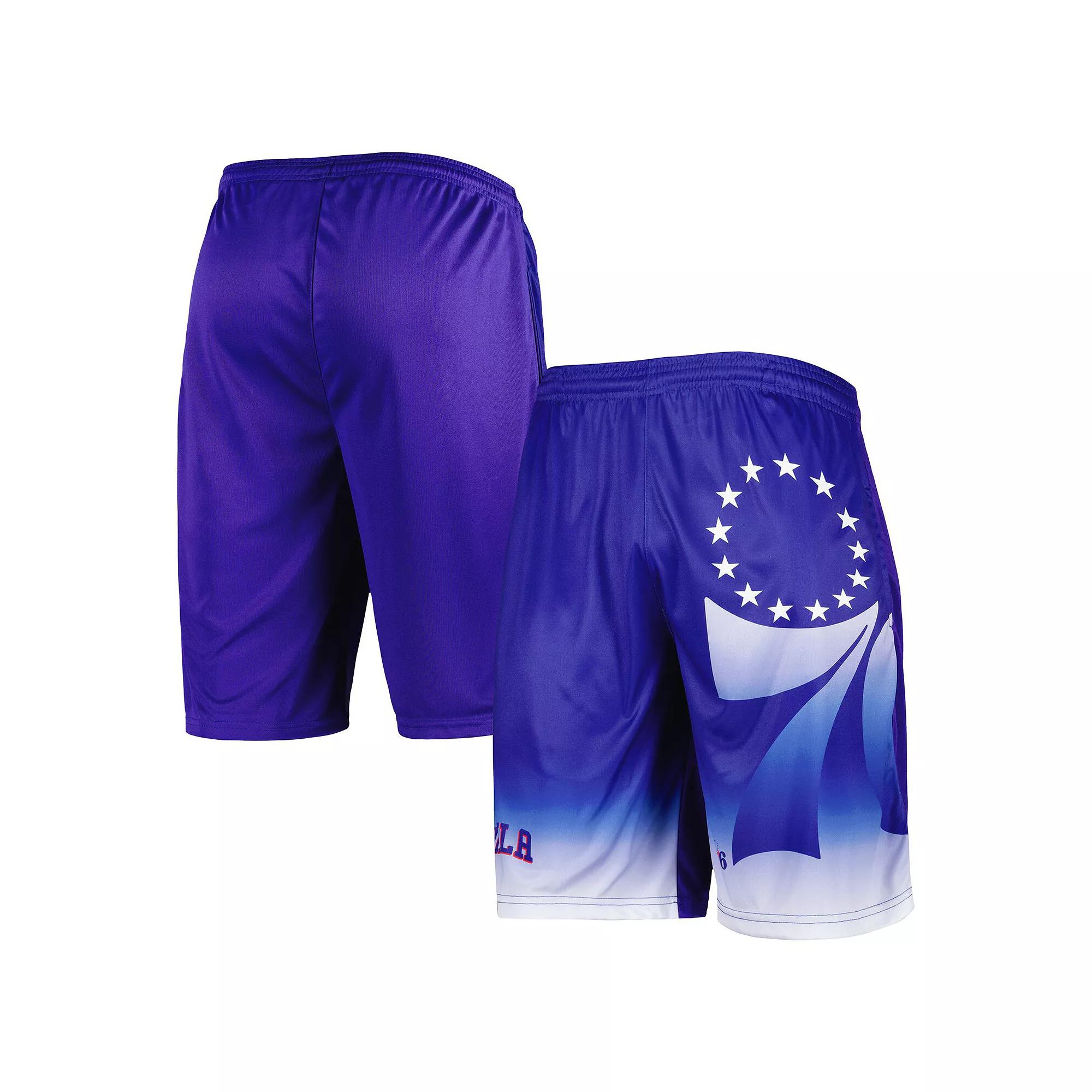 Men's Fanatics Branded Royal Philadelphia 76ers Graphic Shorts,  Product Image