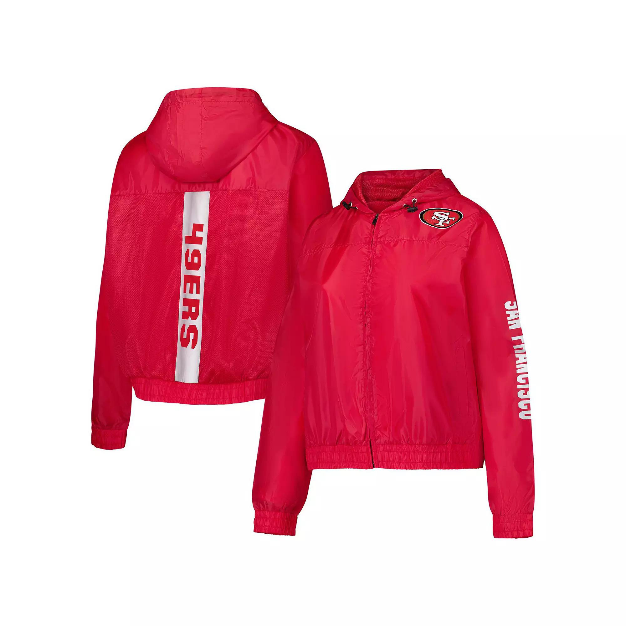 Women's Fanatics Scarlet San Francisco 49ers Full-Zip Jacket, Size: 3XL, Red Product Image