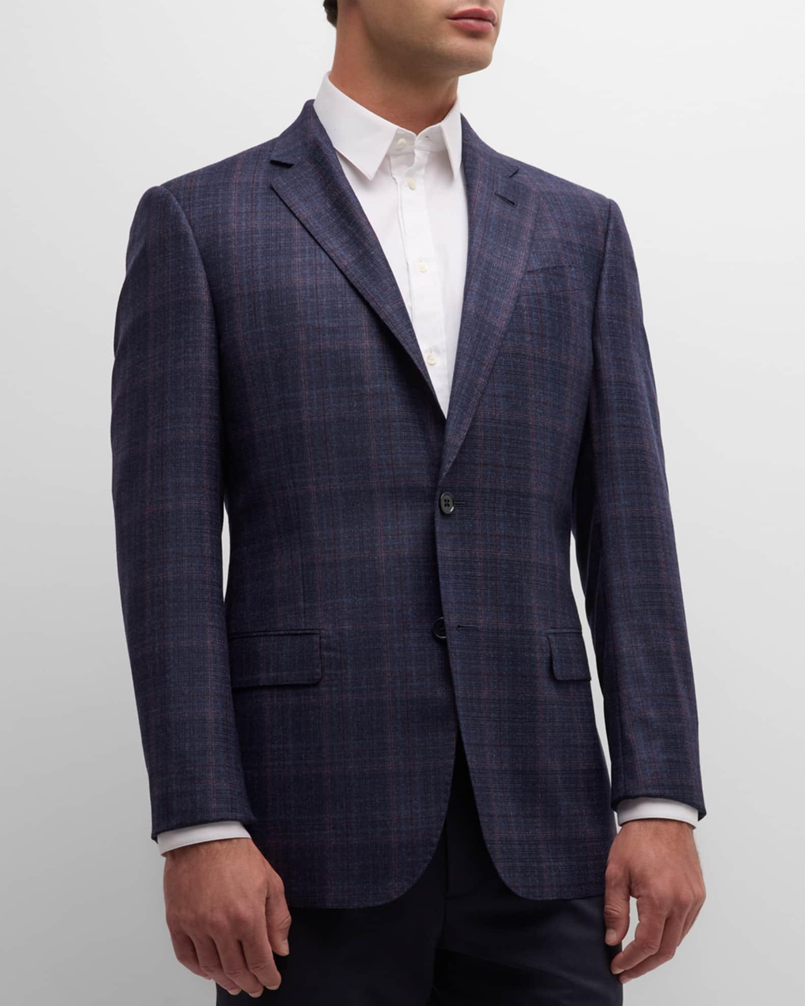 Men's Plaid Sport Coat Product Image