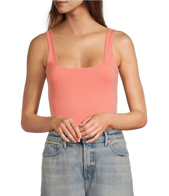 Good American Sculpting Square Neck Modern Tank Bodysuit Product Image