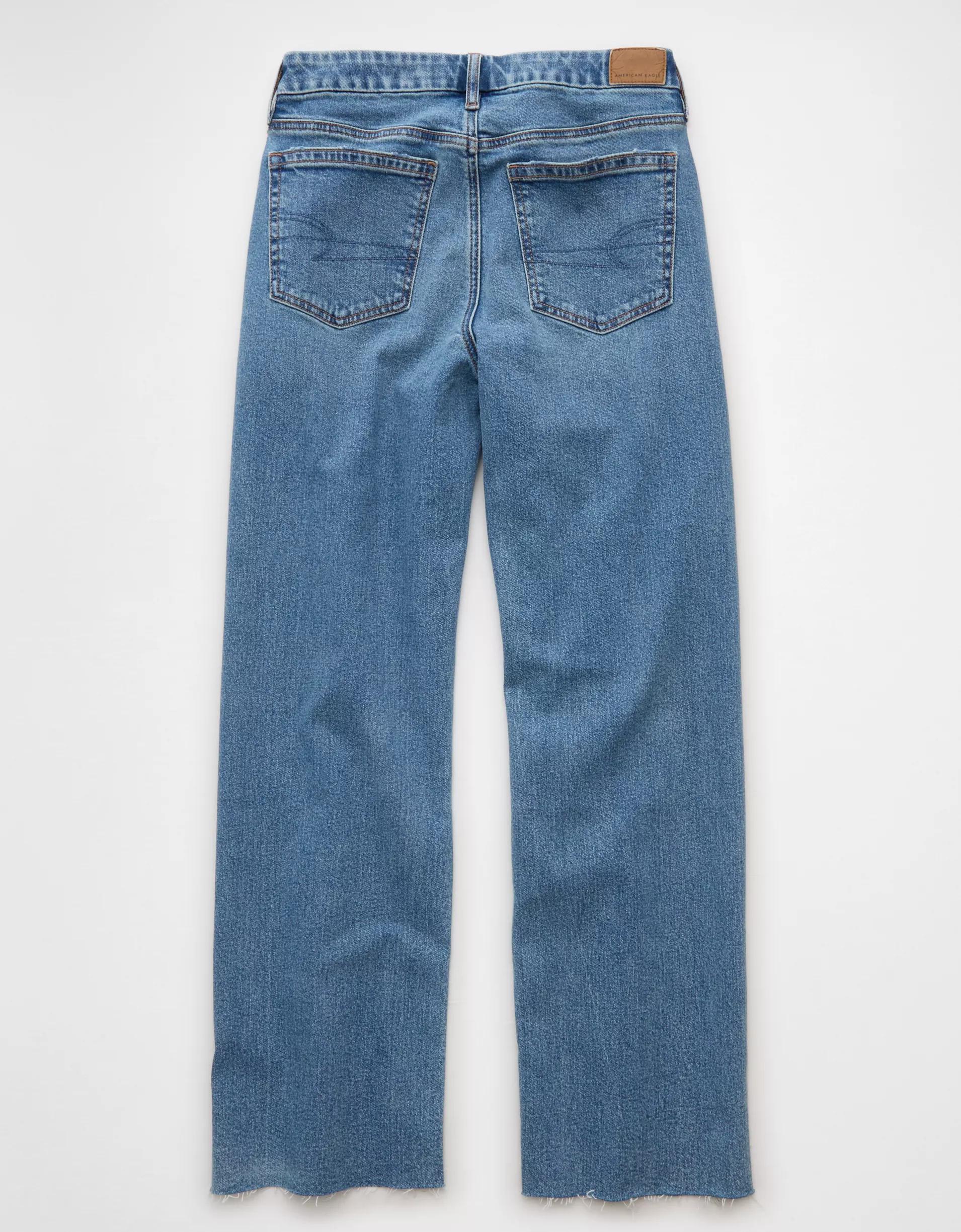 AE Strigid Curvy High-Waisted Stovepipe Jean Product Image