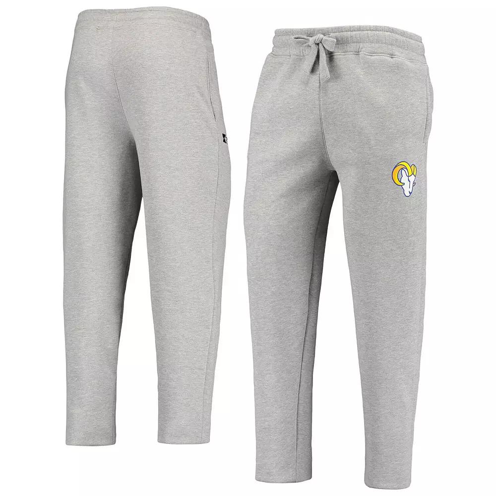 Men's Gray Los Angeles Rams Starter Option Run Sweatpants,  Product Image