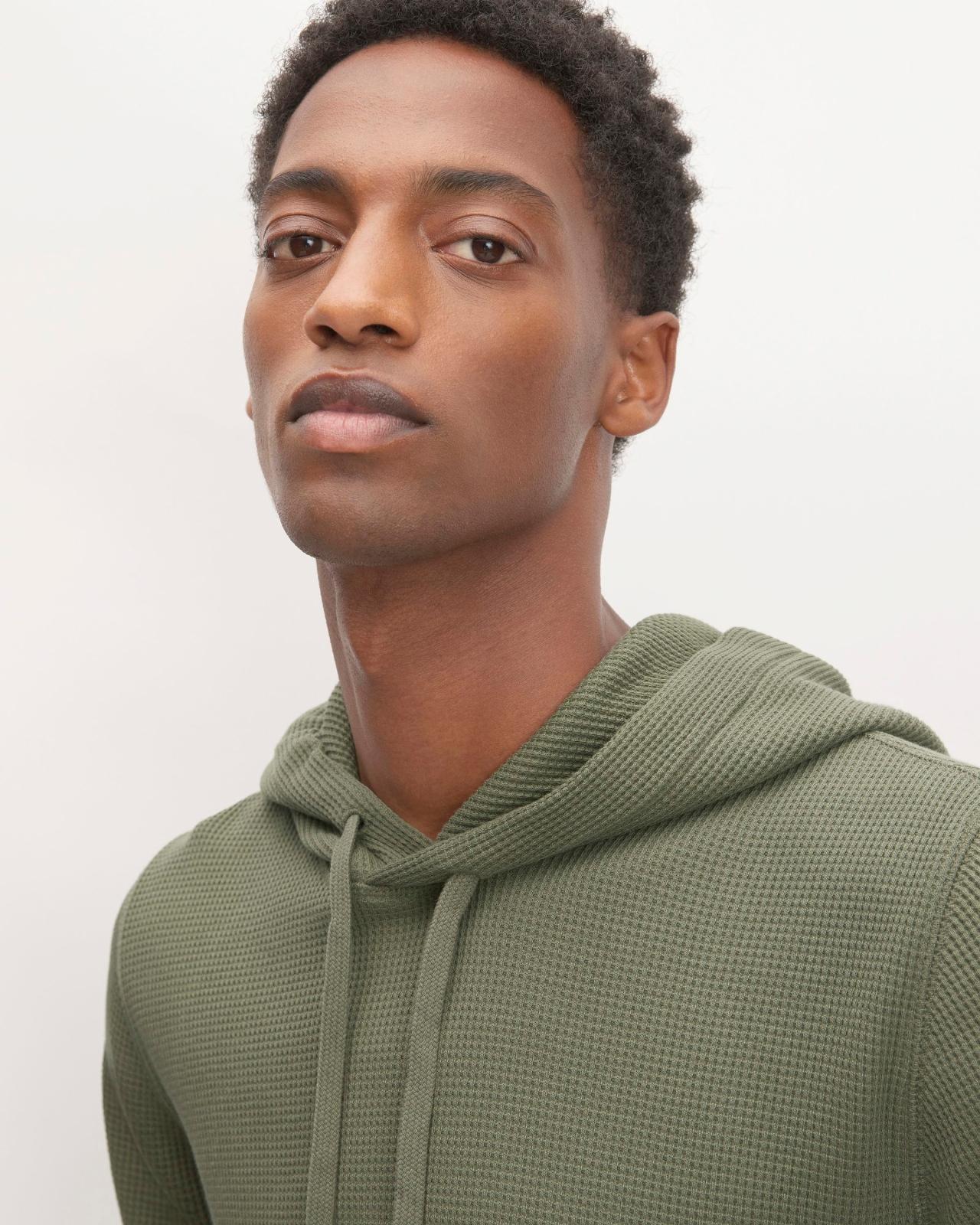 Mens Waffle-Knit Hoodie by Everlane Product Image