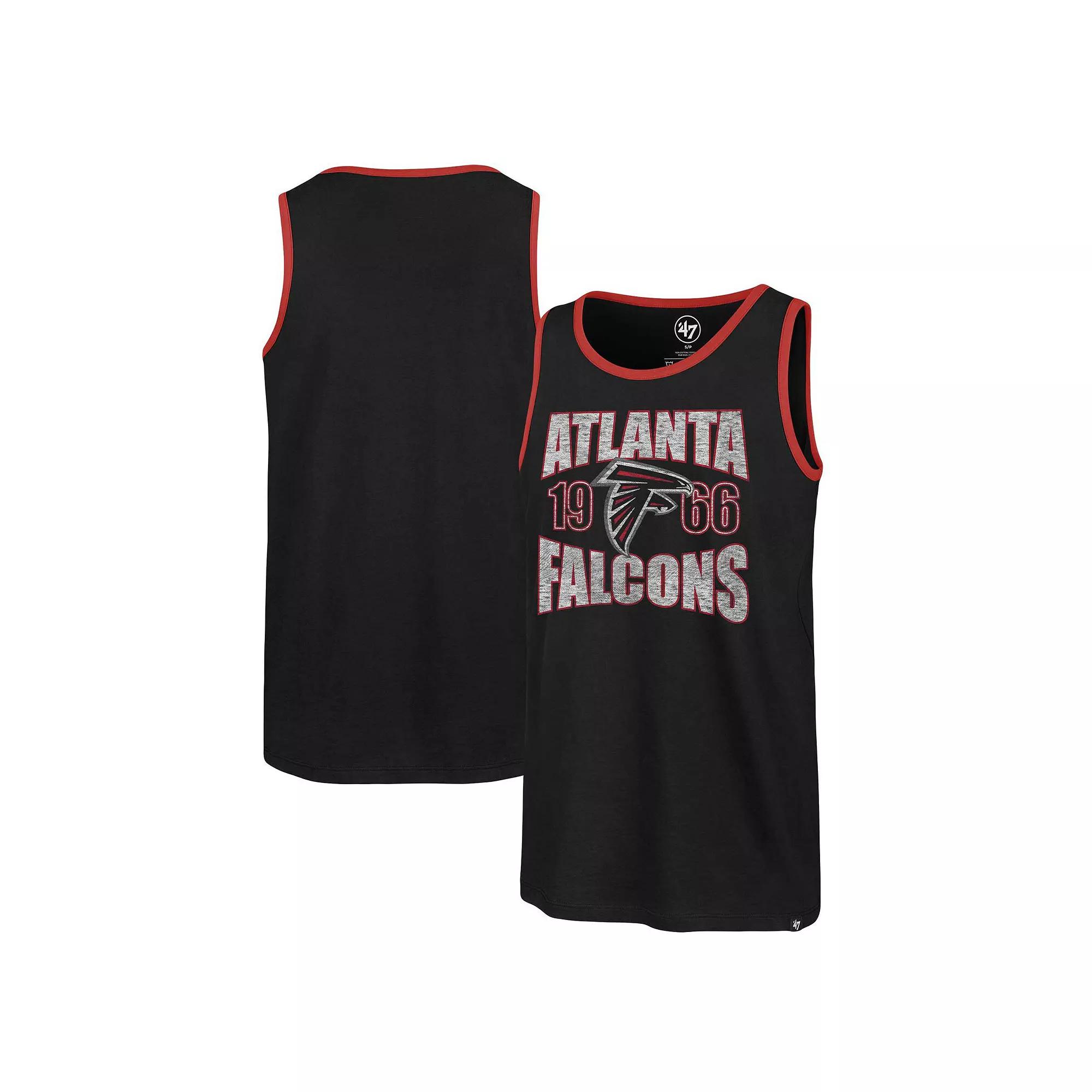 Men's '47 Black Atlanta Falcons Upload Franklin Tank Top,  Product Image