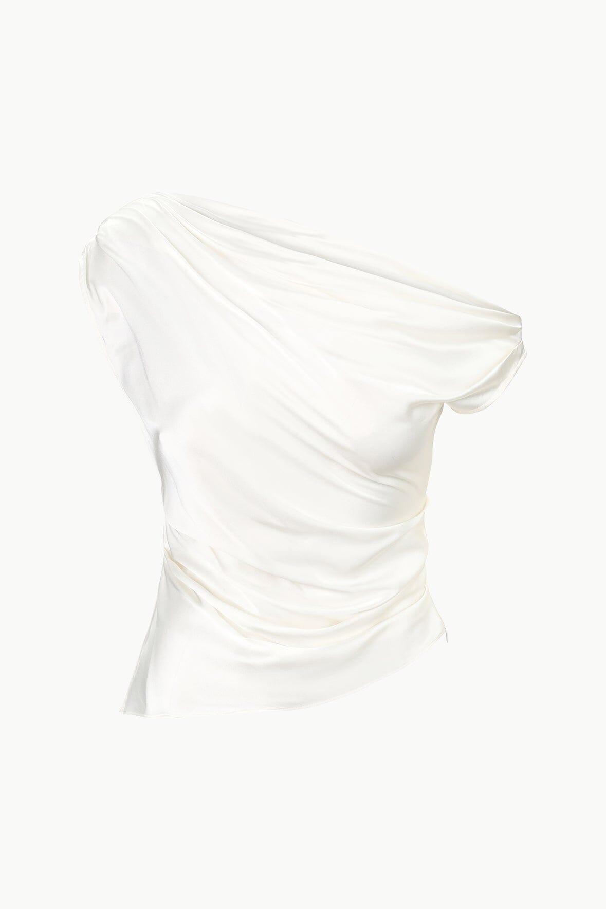 PHARE SILK TOP | IVORY Product Image