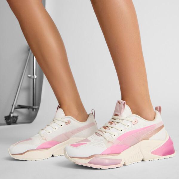 PUMA LQDCELL Optic Evo Women's Sneakers in Vapor Grey/Mauved Out/Rose Gold Product Image
