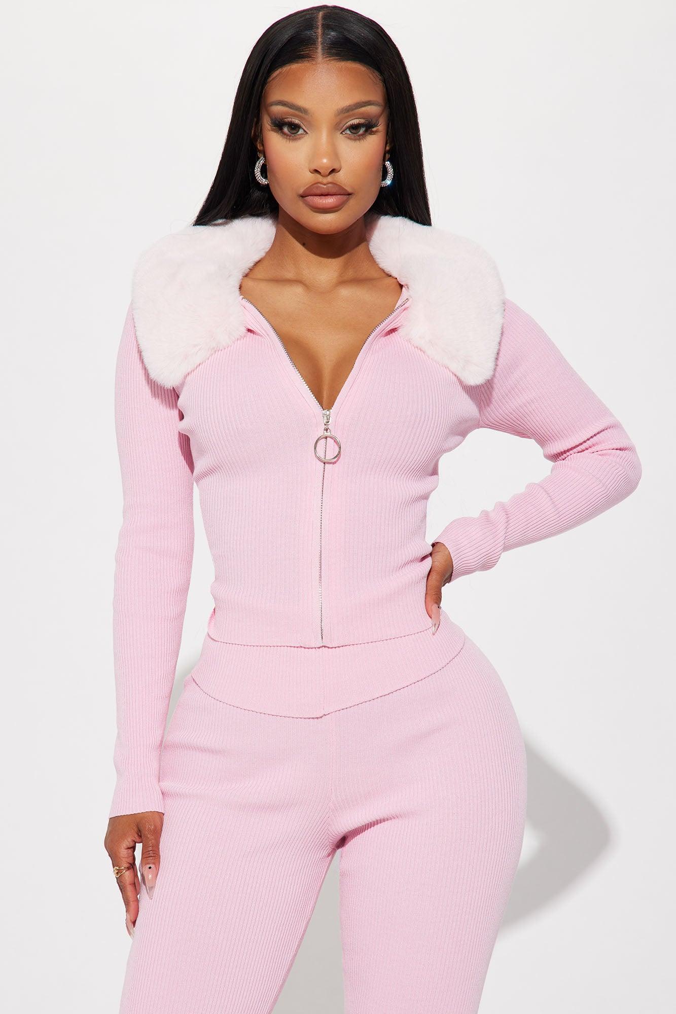 Always Sweet Sweater Pant Set - Pink Product Image