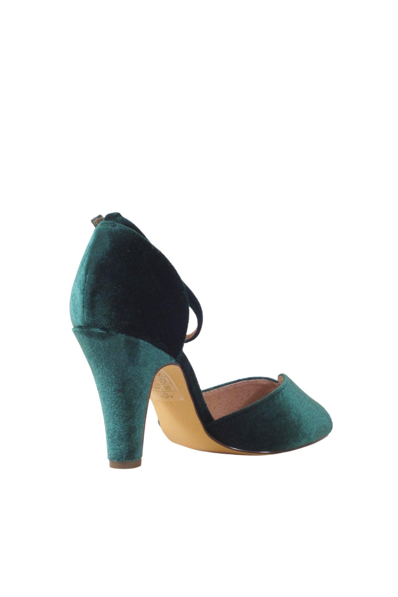 Lola Velvet Heels Product Image