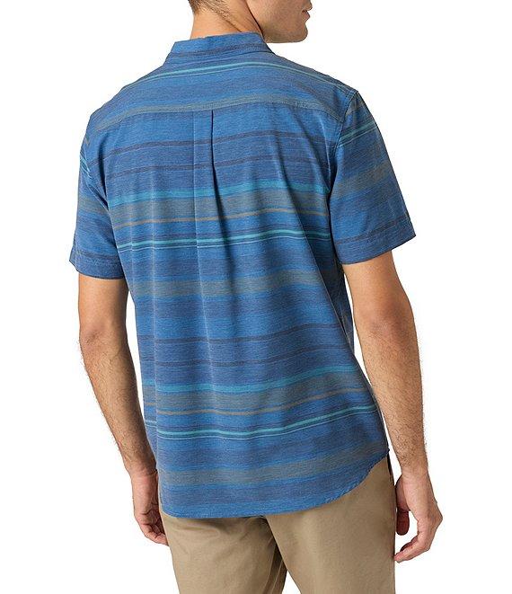 O'Neill TRVLR UPF Traverse Relaxed Fit Short Sleeve Striped Woven Shirt Product Image