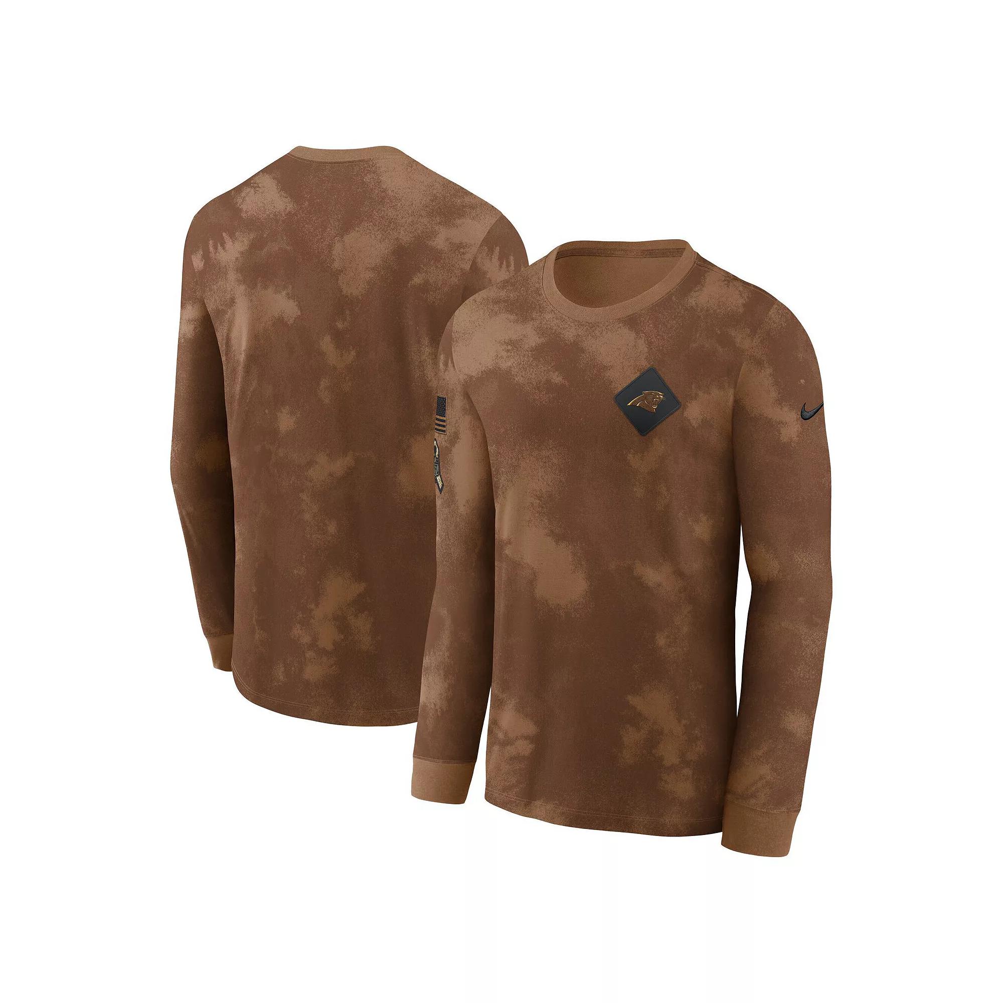 Men's Nike  Brown Atlanta Falcons Salute To Service Long Sleeve T-Shirt, Size: Medium Product Image