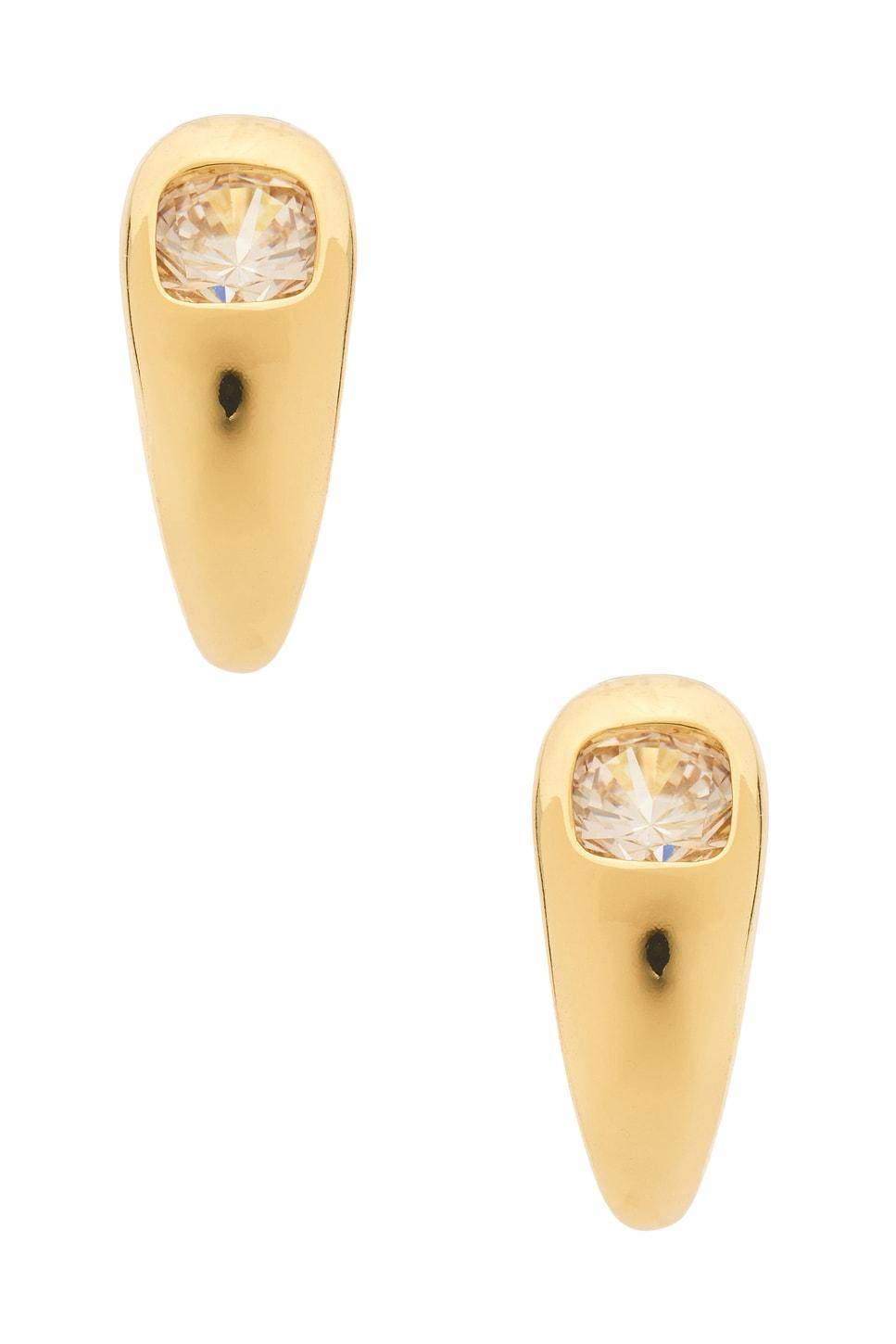 Olivia CZ Hoop Earrings Jordan Road Product Image