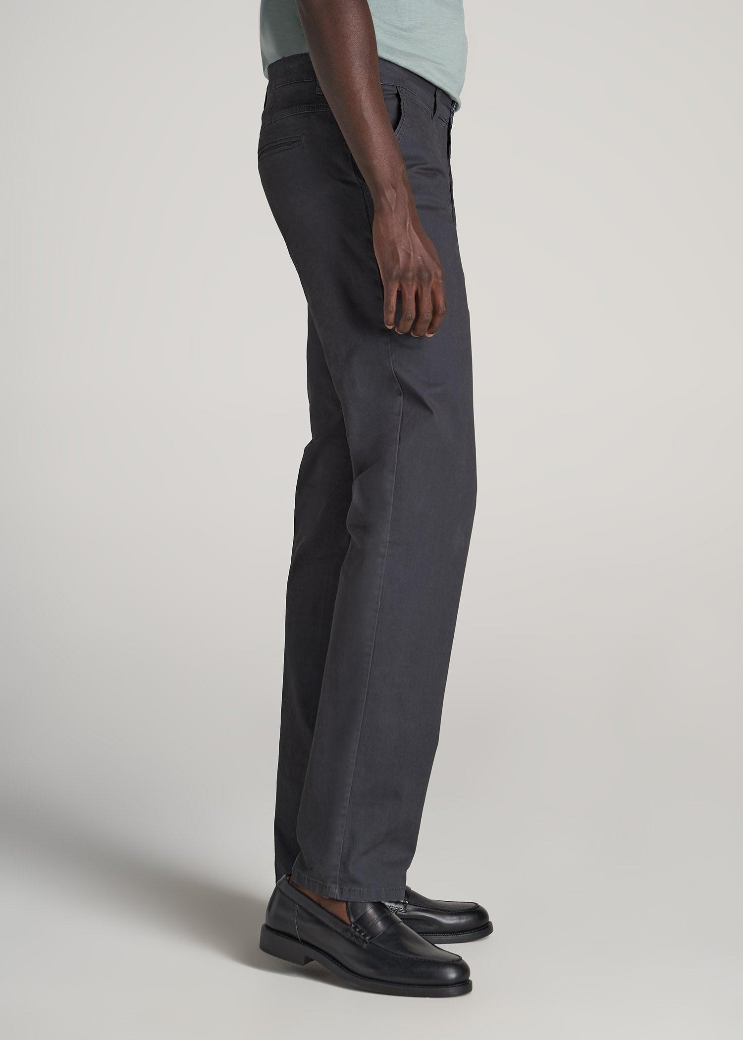 J1 STRAIGHT Leg Chinos for Tall Men in Iron Grey Male Product Image