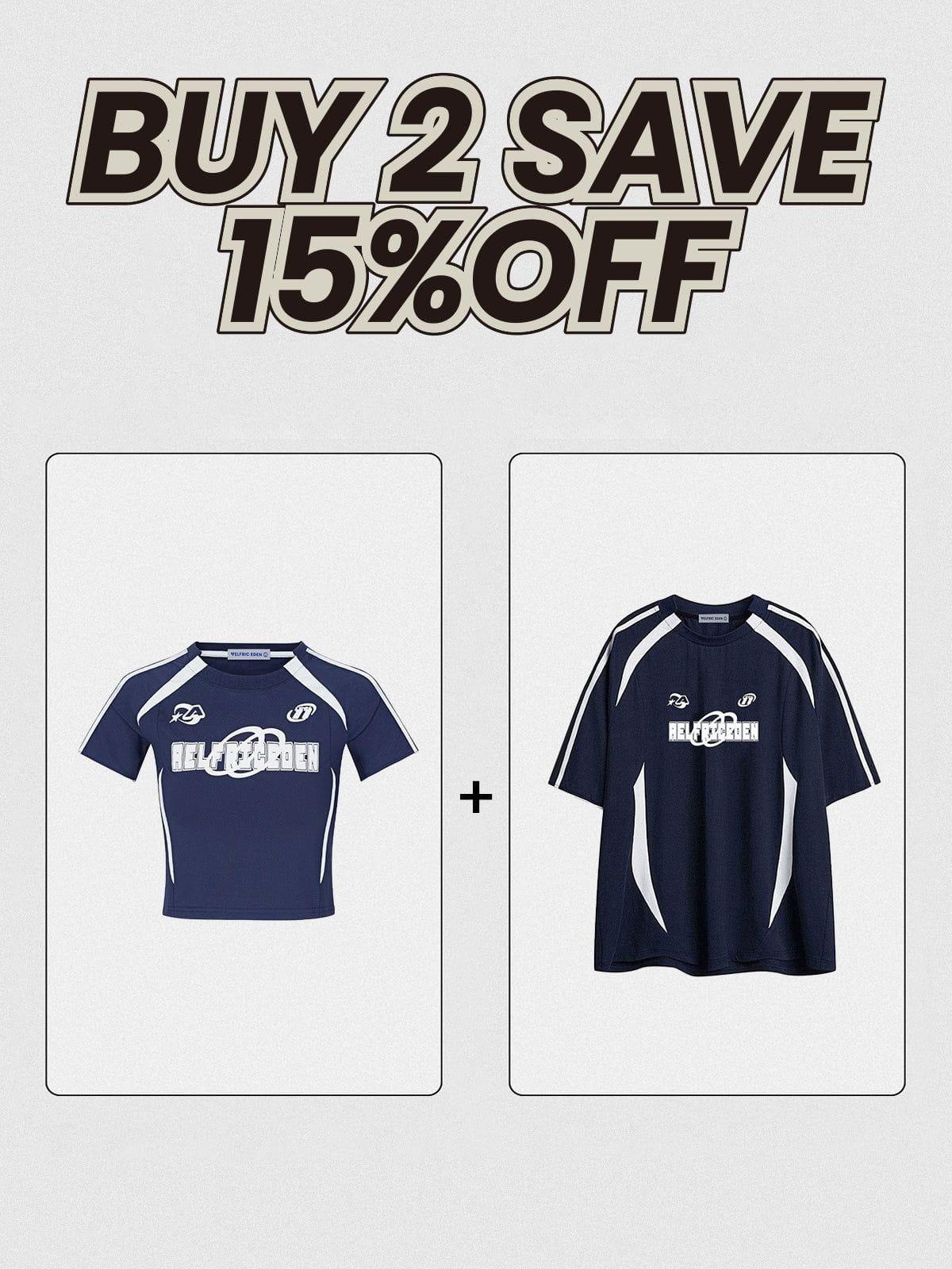 Aelfric Eden Color Blocking Basic Soccer Jersey Product Image