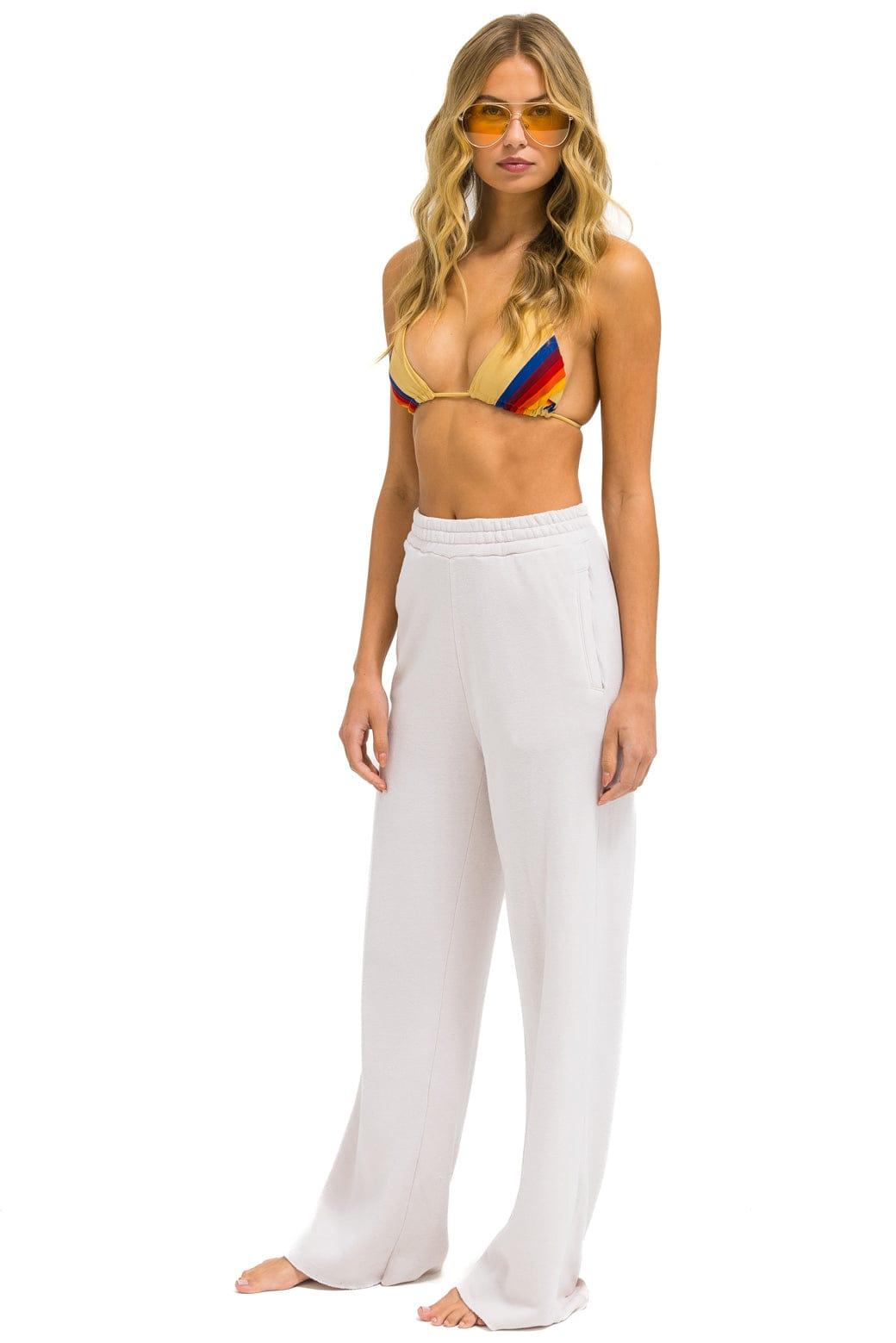 WIDE LEG POCKET SWEATPANTS - DOVE Female Product Image