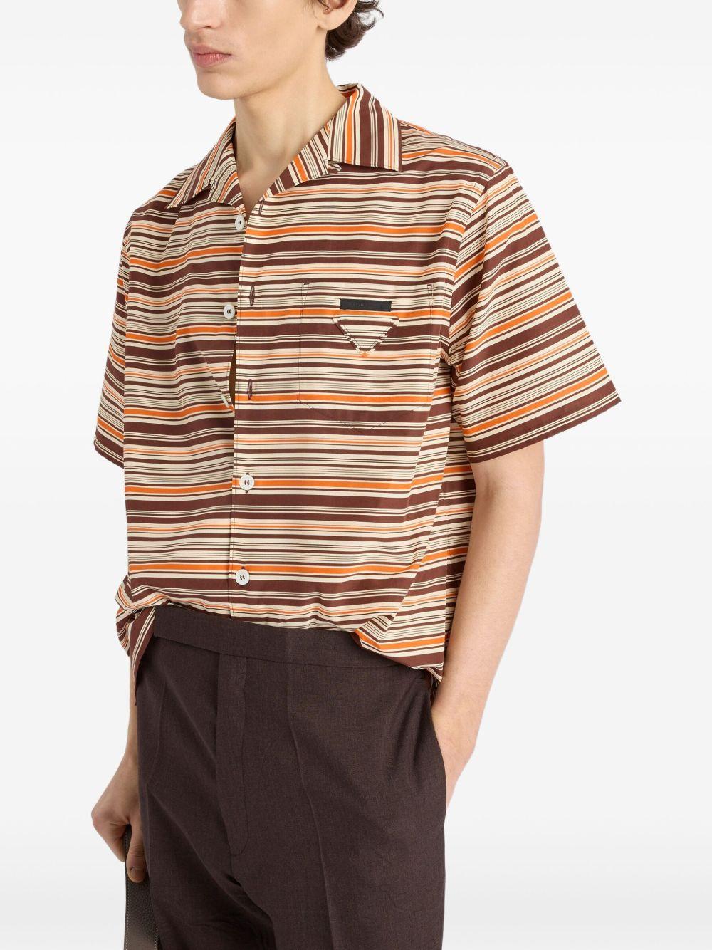 striped bowling shirt Product Image