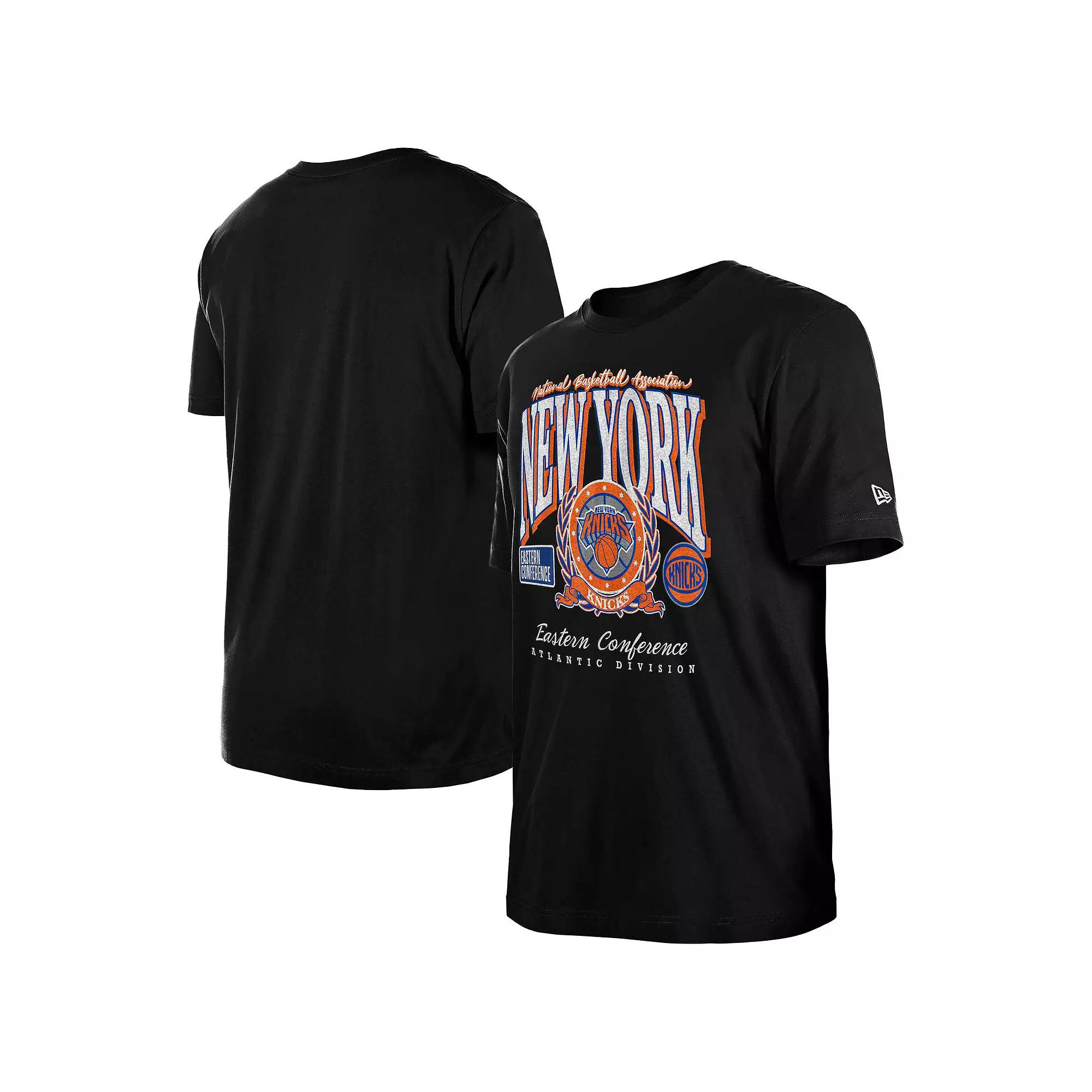 Men's New Era Black New York Knicks Sport Classics Enzyme Washed T-Shirt, Size: Small Product Image