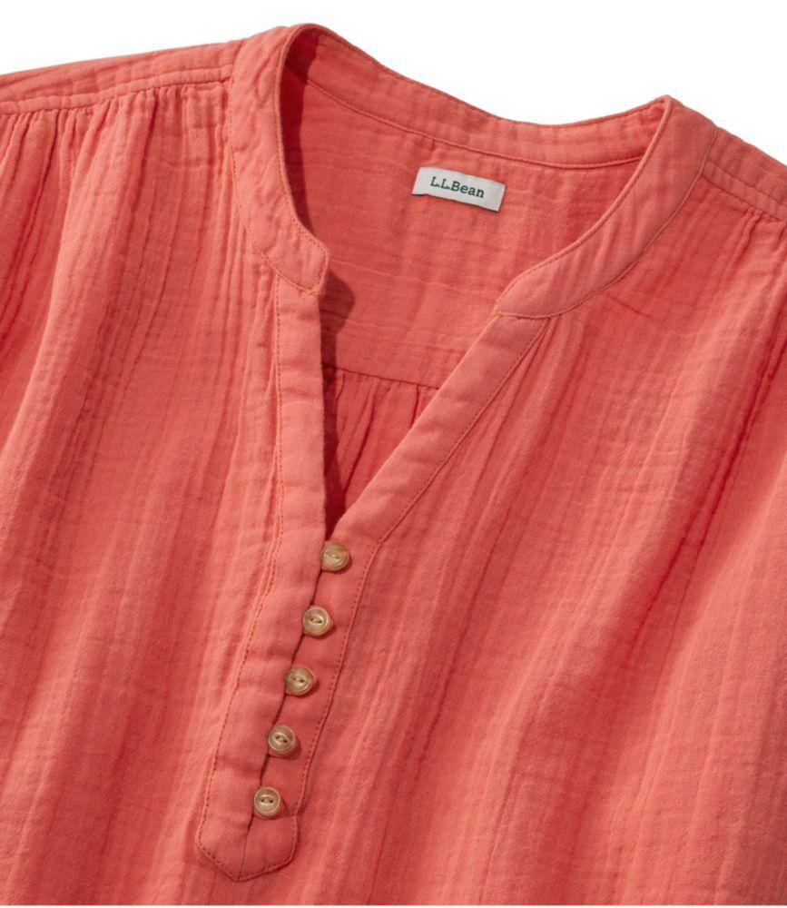 Women's Cloud Gauze Short-Sleeve Shift Dress Product Image