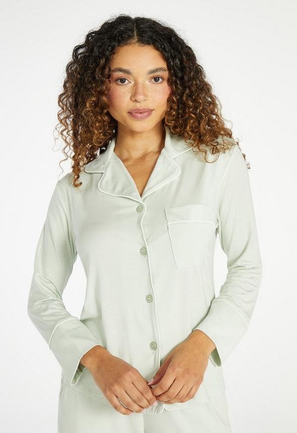 JustFab Margaux Platform Loafer Pump Womens Black/ White Size 8.5 Product Image