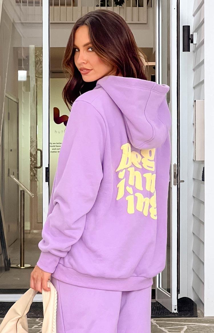 Beginning Purple Snuggle Bubble Hoodie Product Image
