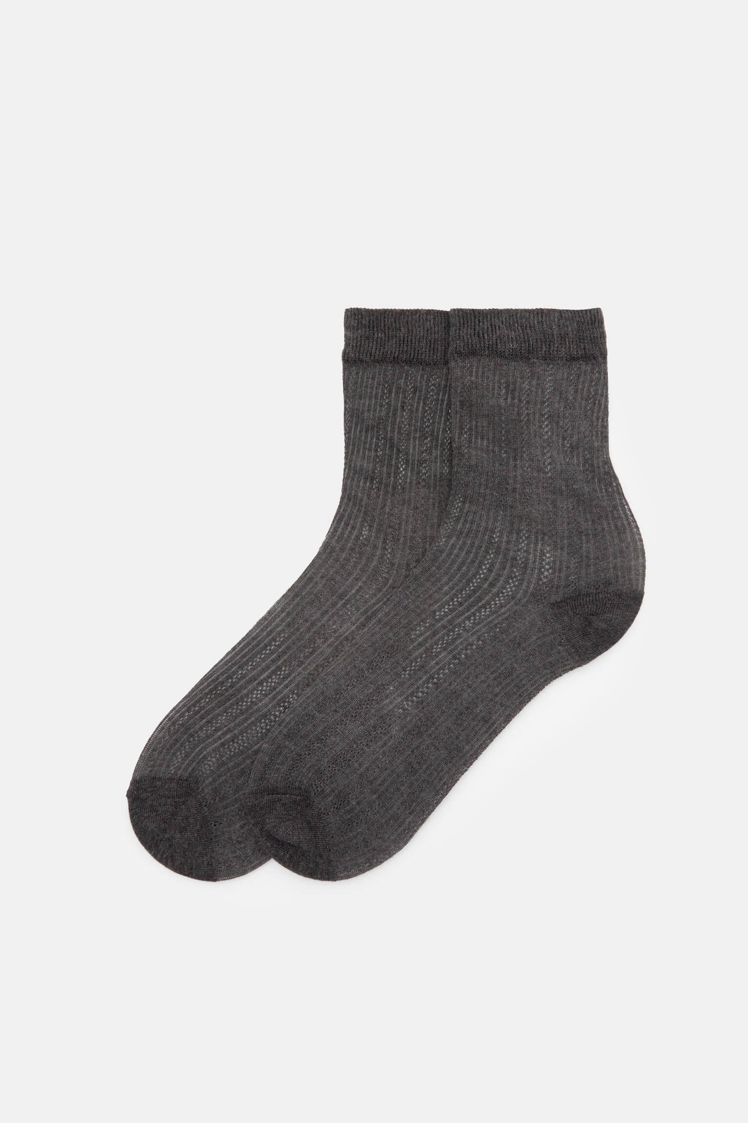 Open knit socks Product Image