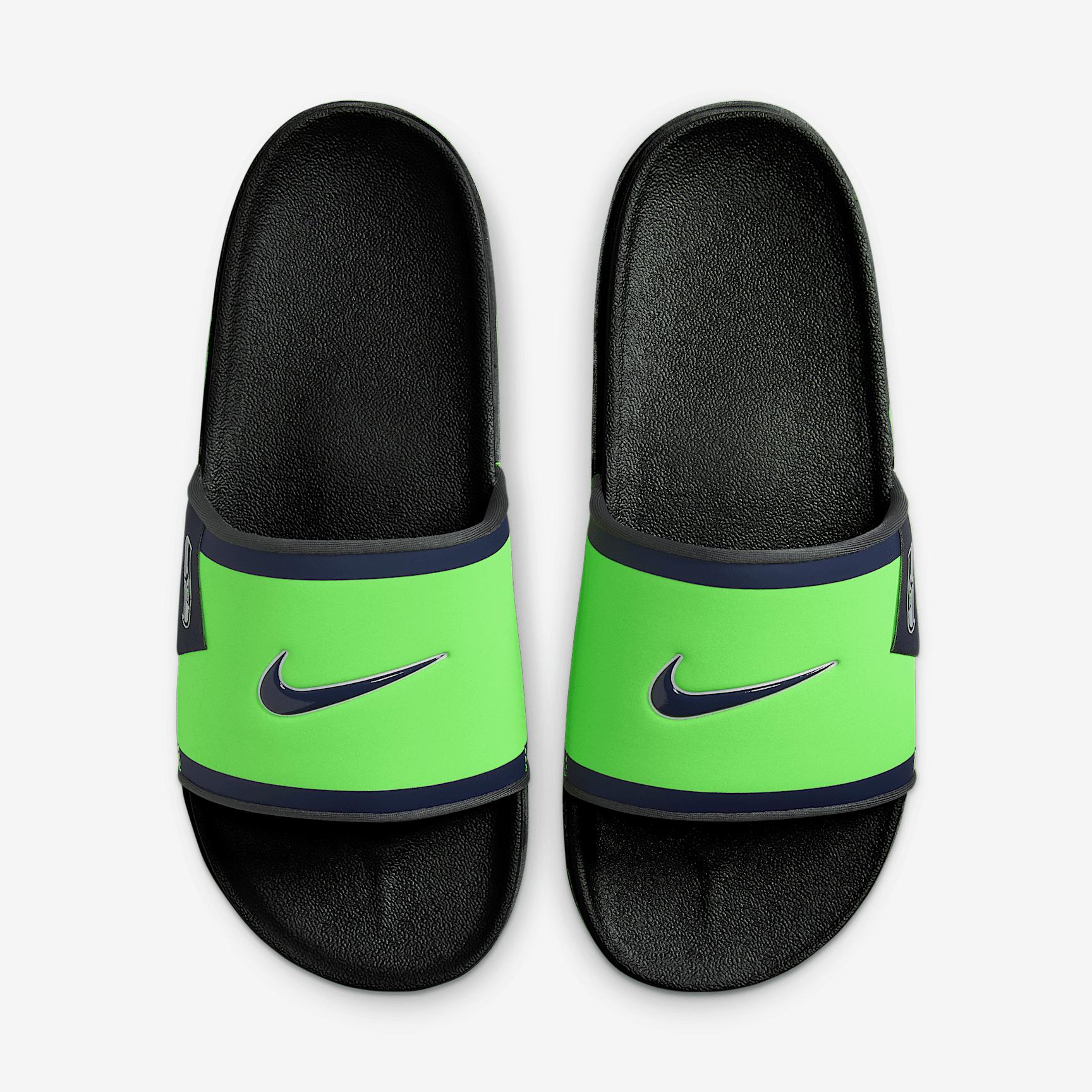 Nike Mens Offcourt (Seattle Seahawks) Offcourt Slides | FN4466-300 Product Image