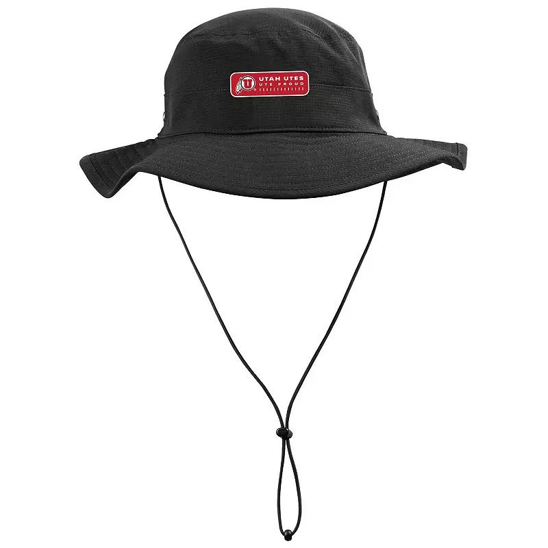 Men's Under Armour Black Utah Utes Performance Boonie Bucket Hat,  Product Image