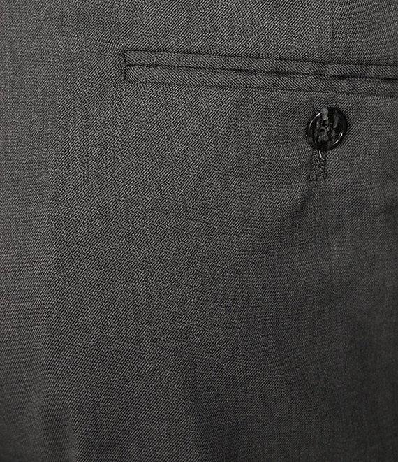 Hart Schaffner Marx Chicago Classic Fit Flat Front Solid Dress Pants Product Image