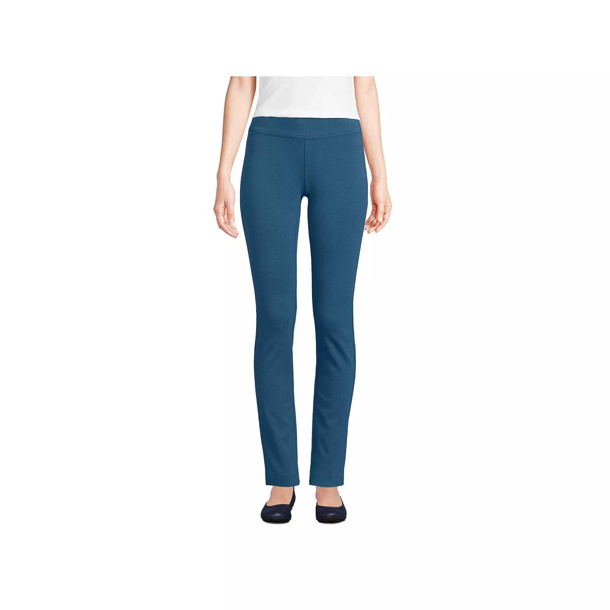 Petite Lands' End Starfish Slim Cut Pull-On Pants, Women's,  Product Image