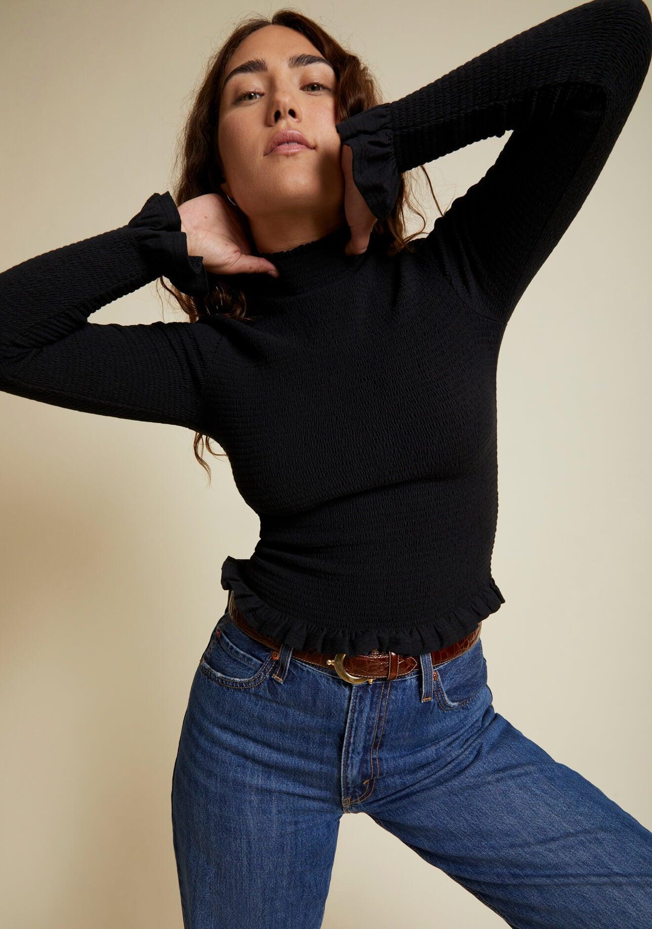 Nation Ltd. Yael Open Back Turtleneck Product Image