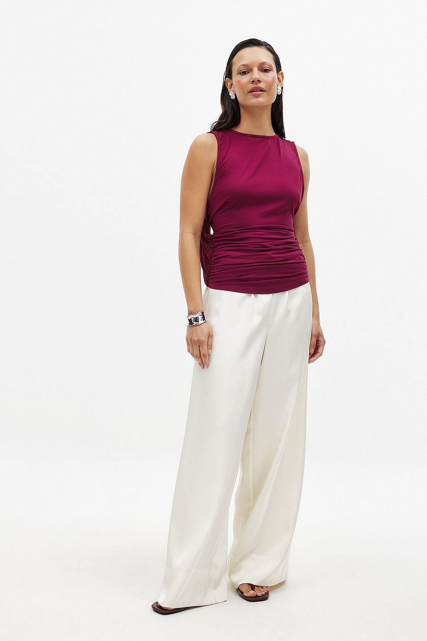 Soft Line Deep Back Top Product Image