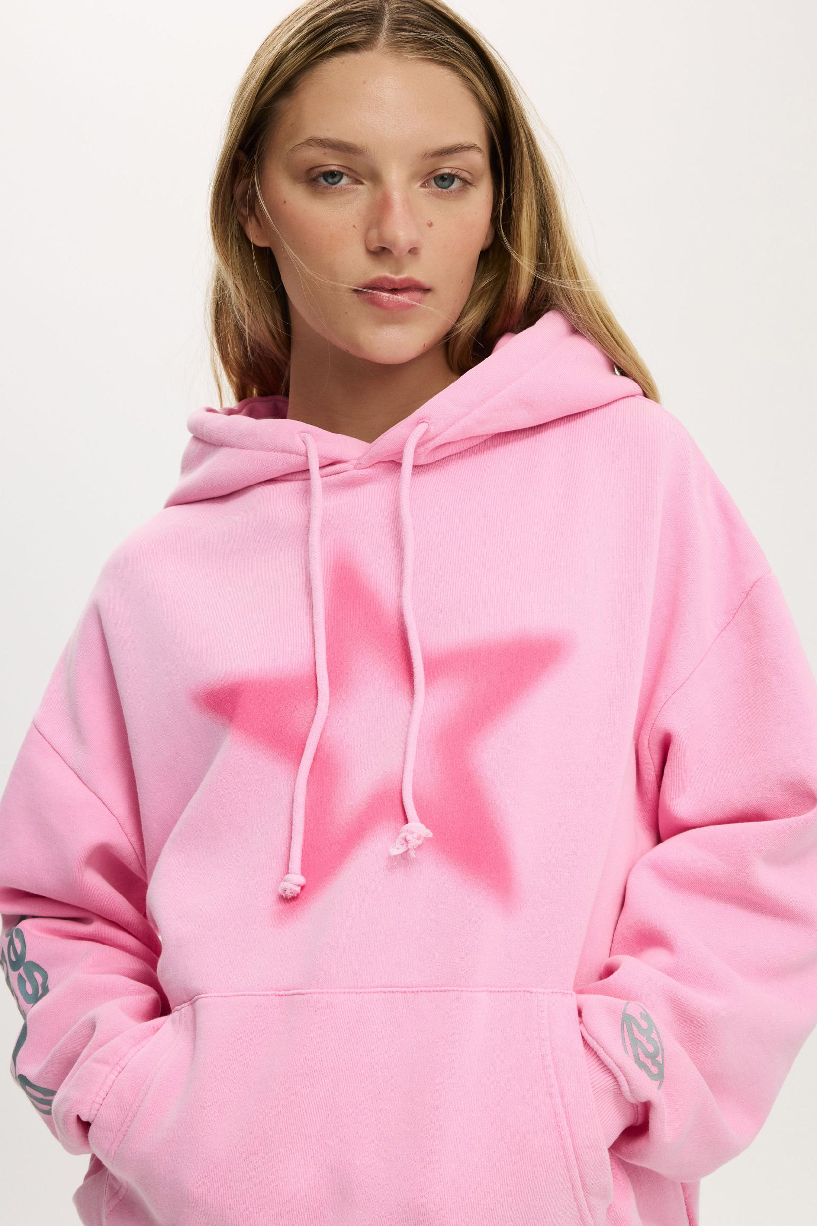 Graphic Fleece Hoodie Product Image