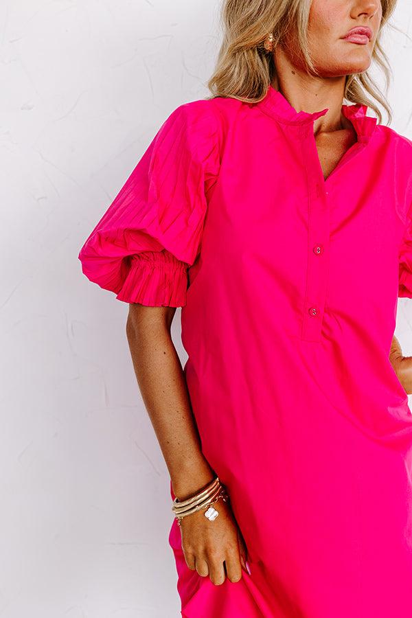 Talk Of The Town Mini Dress in Rose Product Image