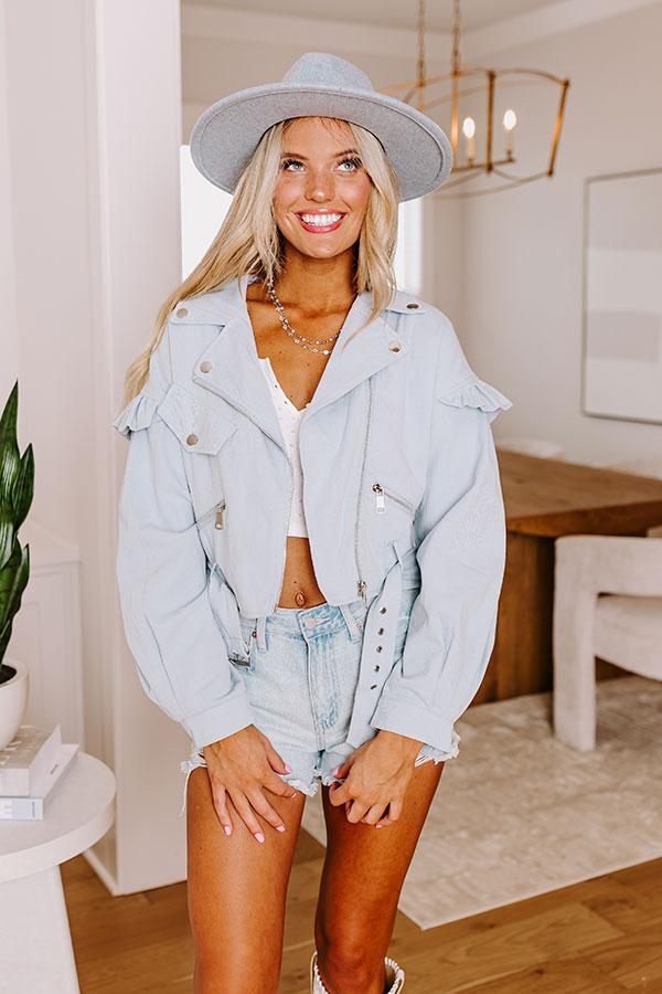 The Chloe Crop Jacket Product Image