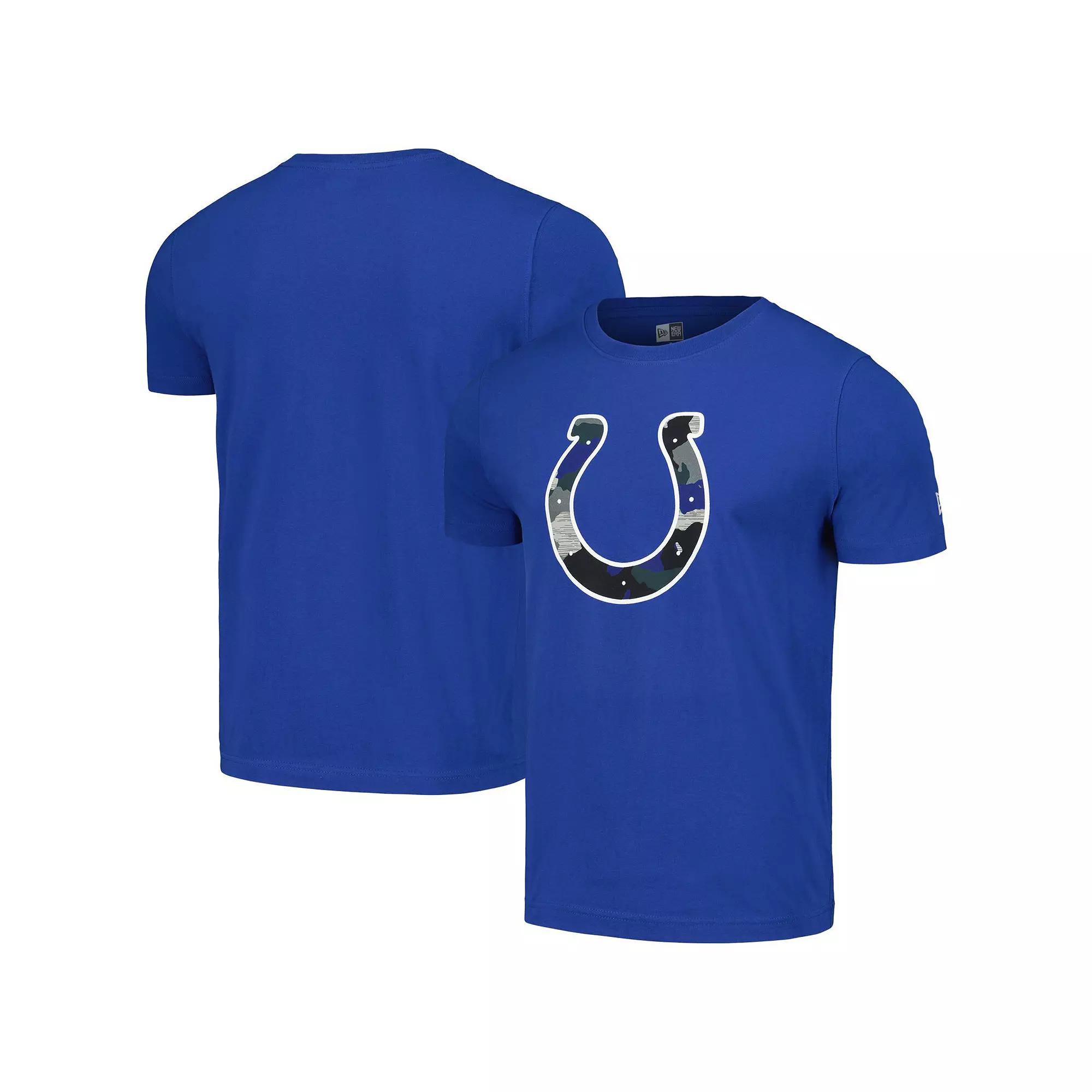 Men's New Era Royal Indianapolis Colts Camo Logo T-Shirt,  Product Image