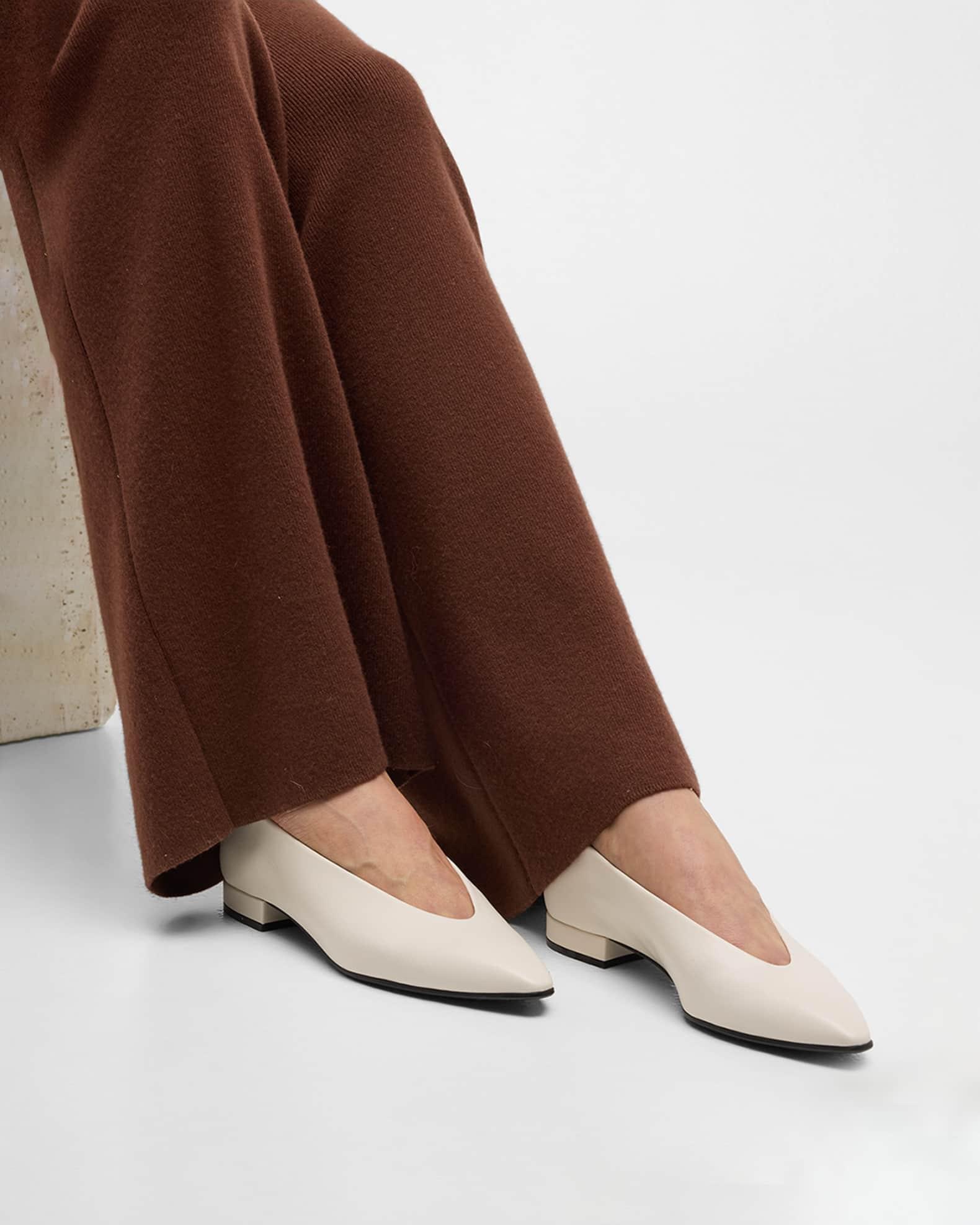 Rebecca Calfskin Ballerina Flats Product Image
