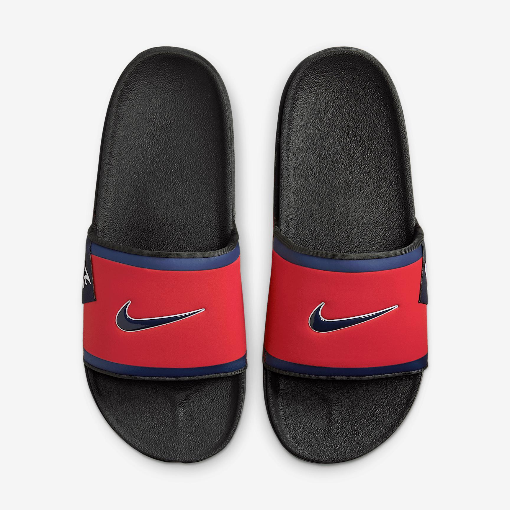 Nike Mens Offcourt (Atlanta Braves) Offcourt Slides | FN2695-600 Product Image