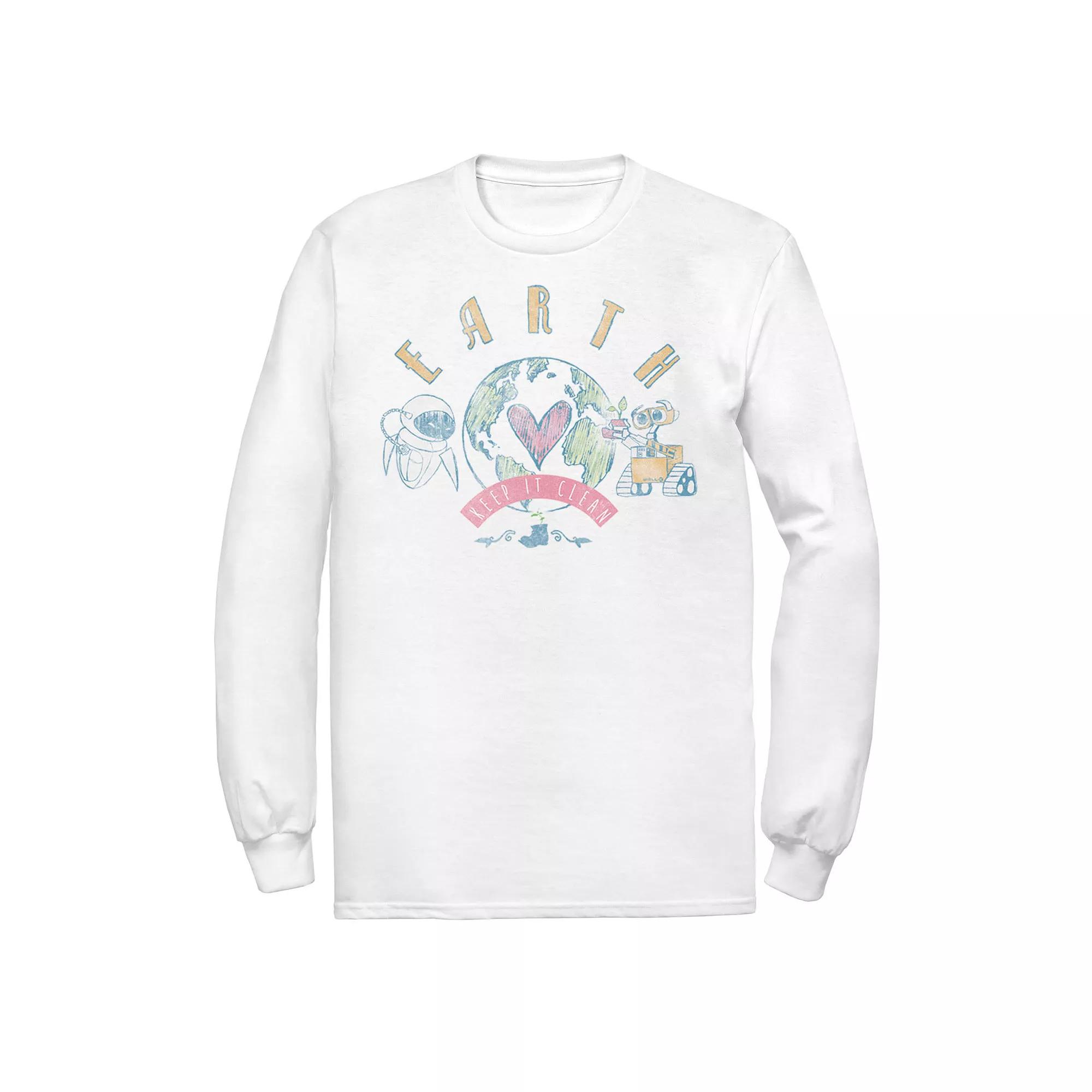 Men's Disney / Pixar Wall-E Eve Earth Keep It Clean Tee,  Product Image