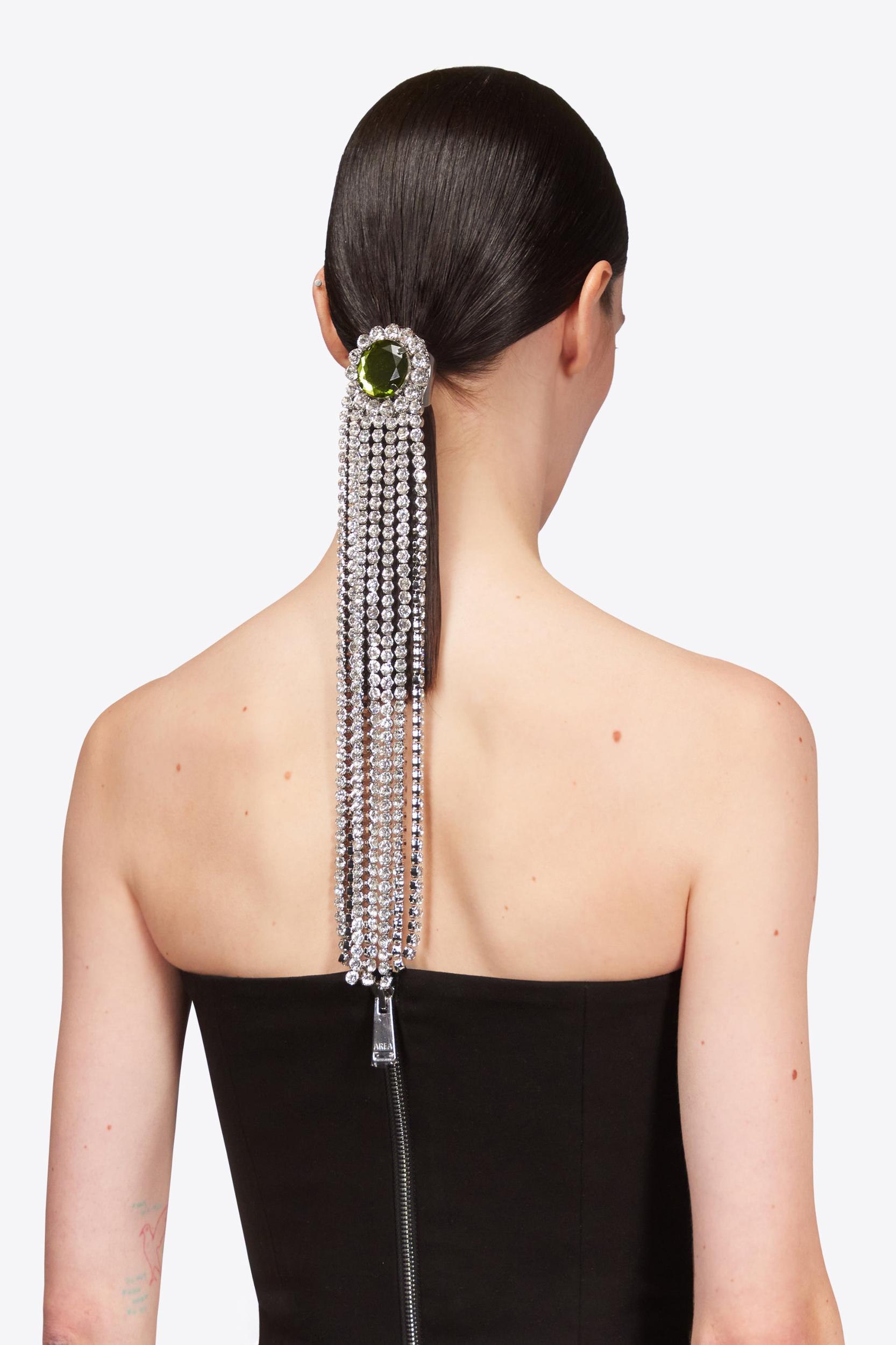 Crystal Gemstone Chandelier Ponytail Holder Product Image